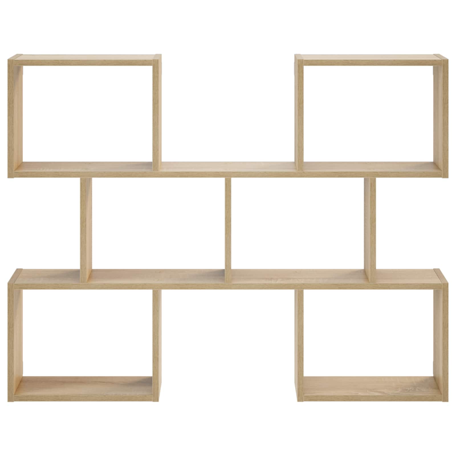 vidaXL - Wandplank - Sonoma - Eiken - 103 - x - 17 - x - 80 - cm - Bewerkt - hout