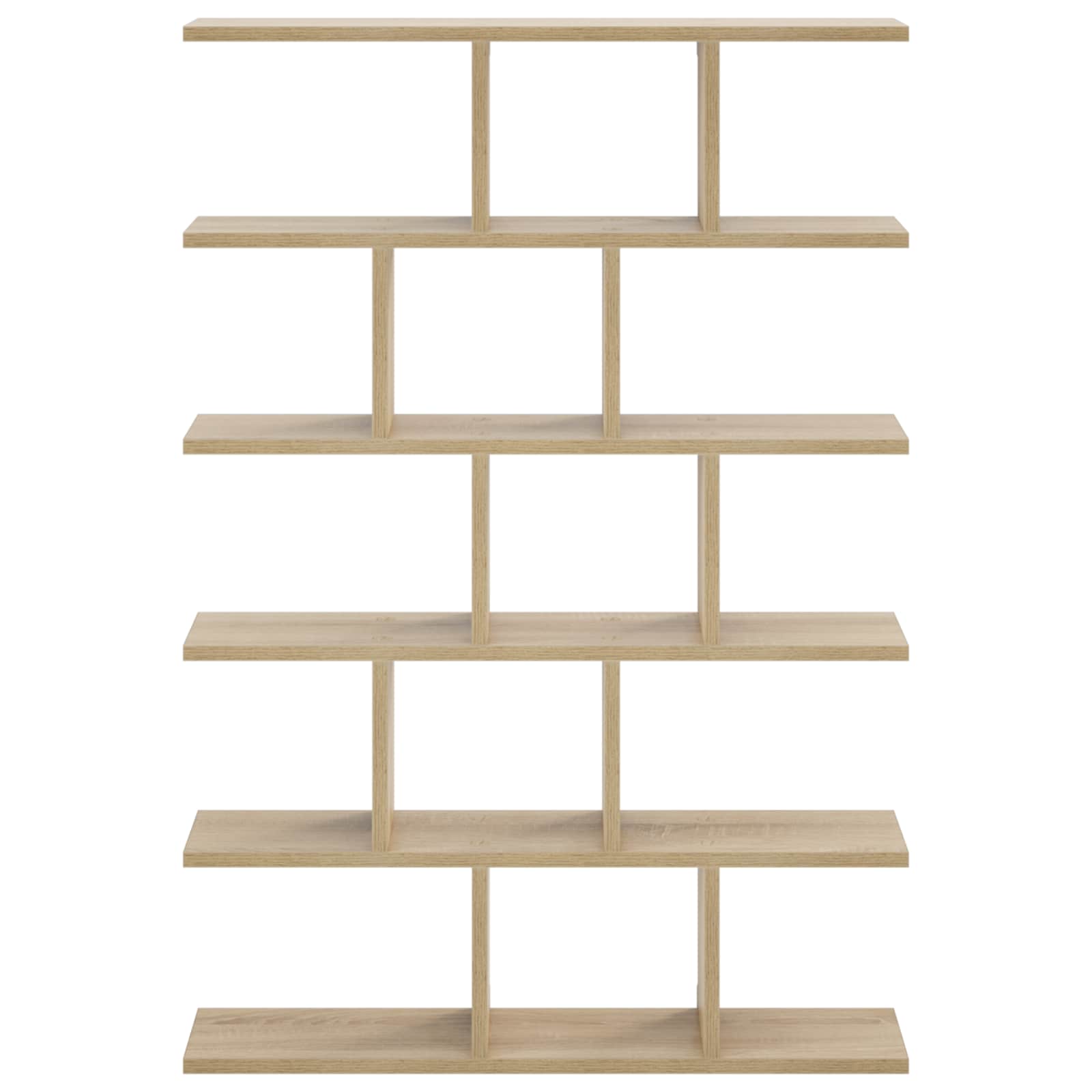 vidaXL - Wandplank - Sonoma - Eiken - 70 - x - 17 - x - 101 - cm - Bewerkt - hout