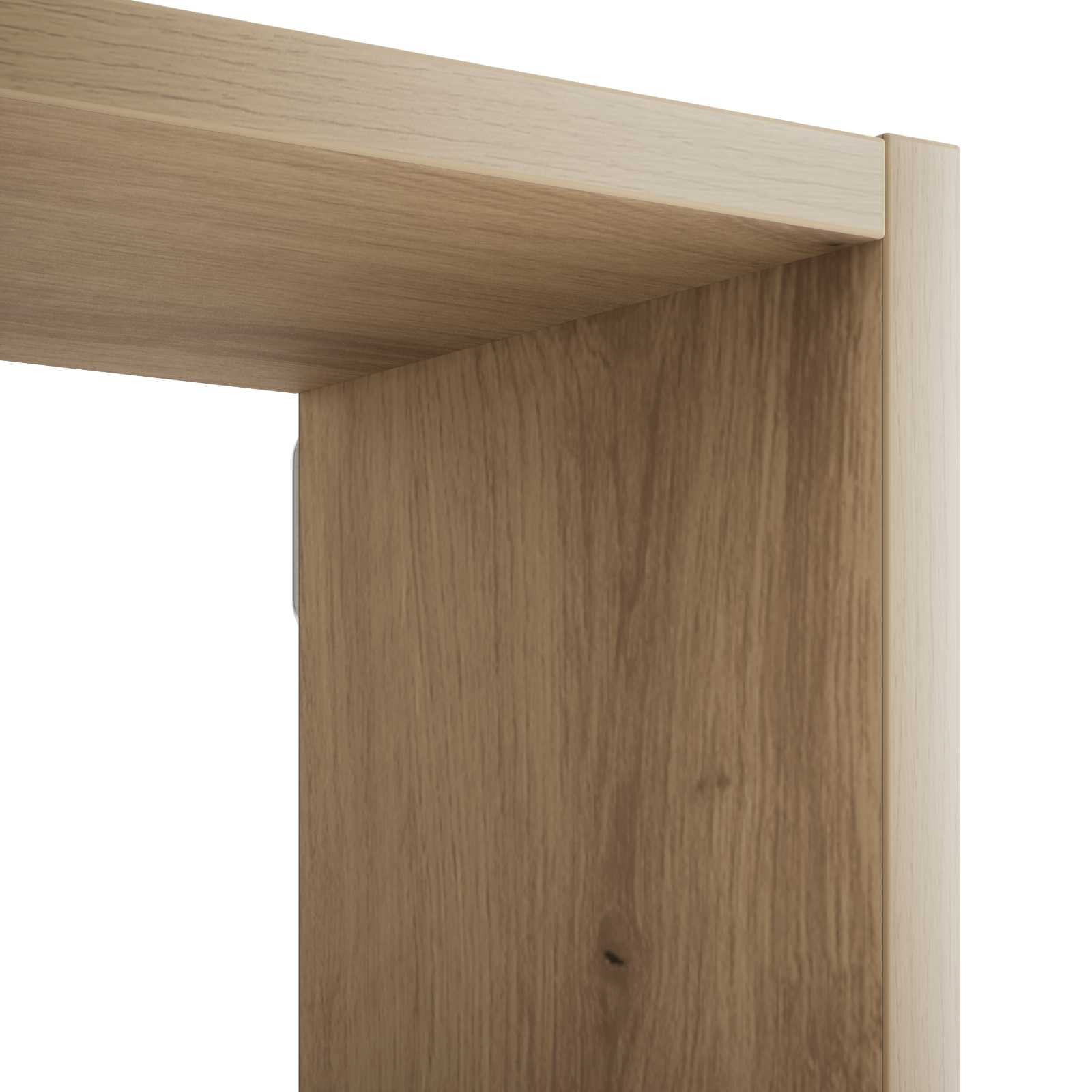 Stenska polica Artisan hrast 70 x 17 x 101 cm Predelan les