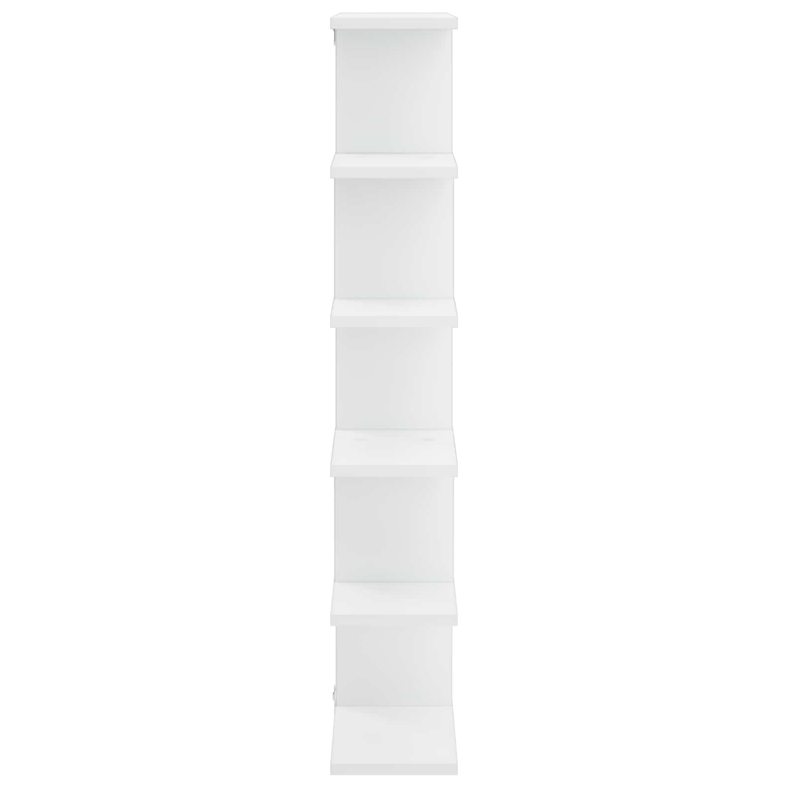 Stenska polica Bela 70 x 17 x 101 cm Inženirski les
