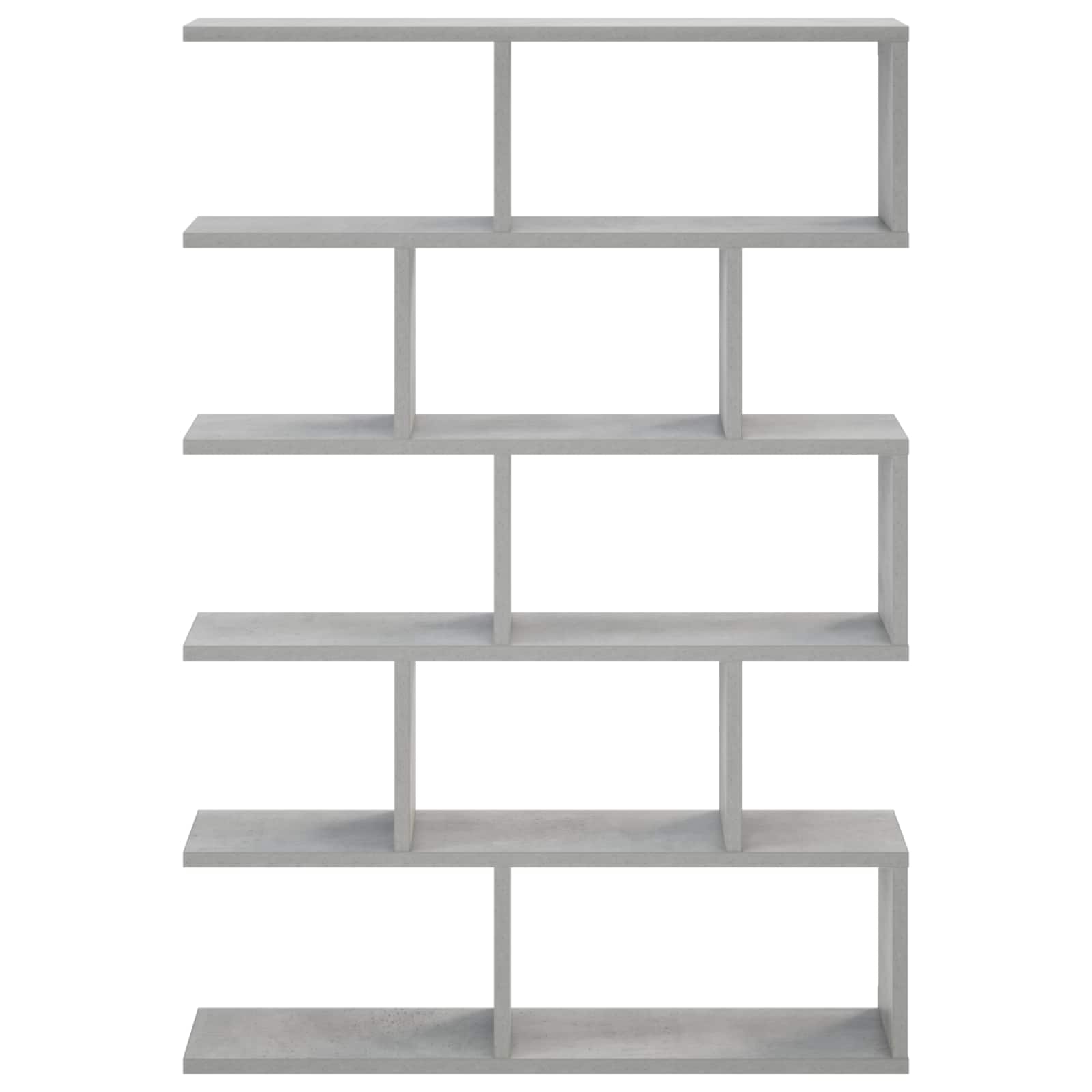 vidaXL - Wandplank - Betongrijs - 70 - x - 17 - x - 101 - cm - Bewerkt - hout