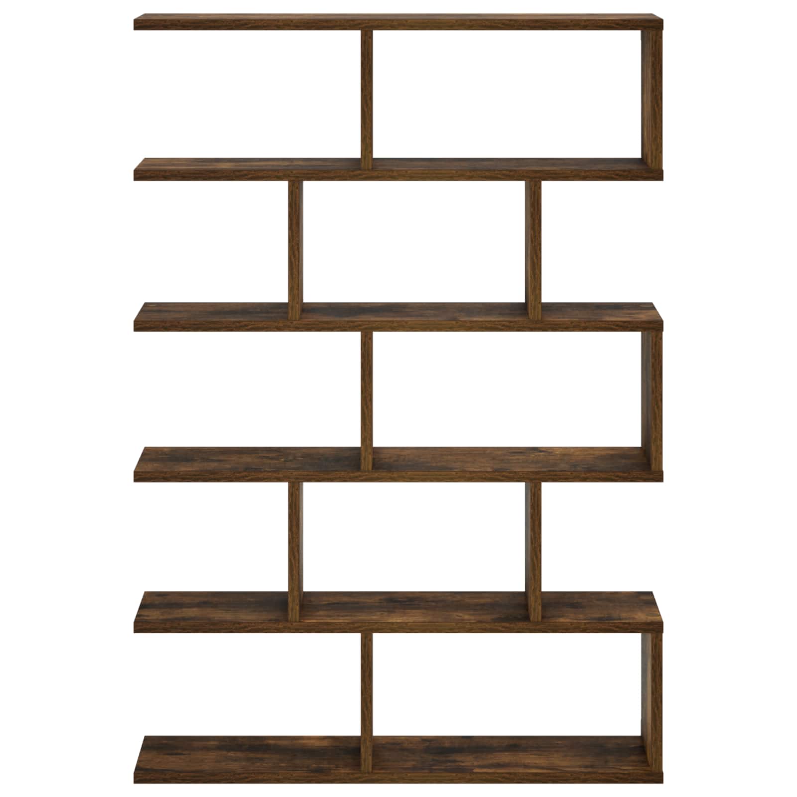 vidaXL - Wandplank - Gerookt - eiken - 70 - x - 17 - x - 101 - cm - Bewerkt - hout