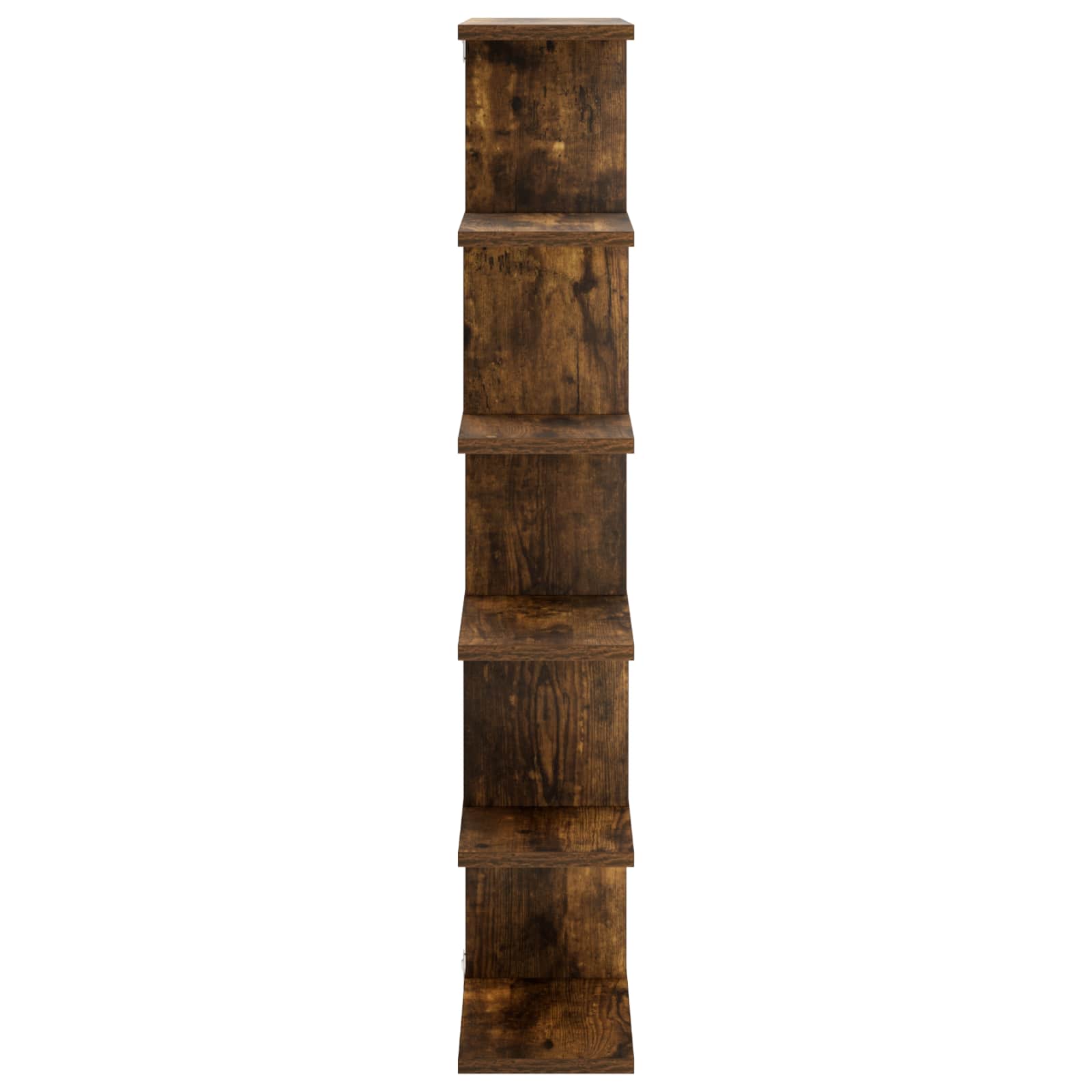 Stenska polica Dimljen hrast 70 x 17 x 101 cm Inženirski les