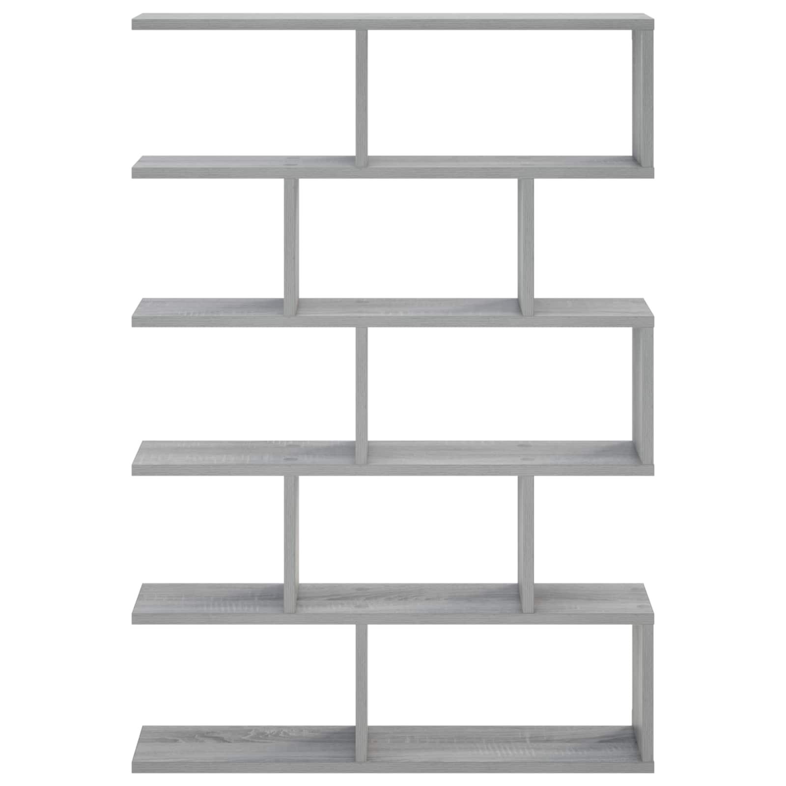 vidaXL - Wandplank - Grijs - Sonoma - 70 - x - 17 - x - 101 - cm - Bewerkt - hout