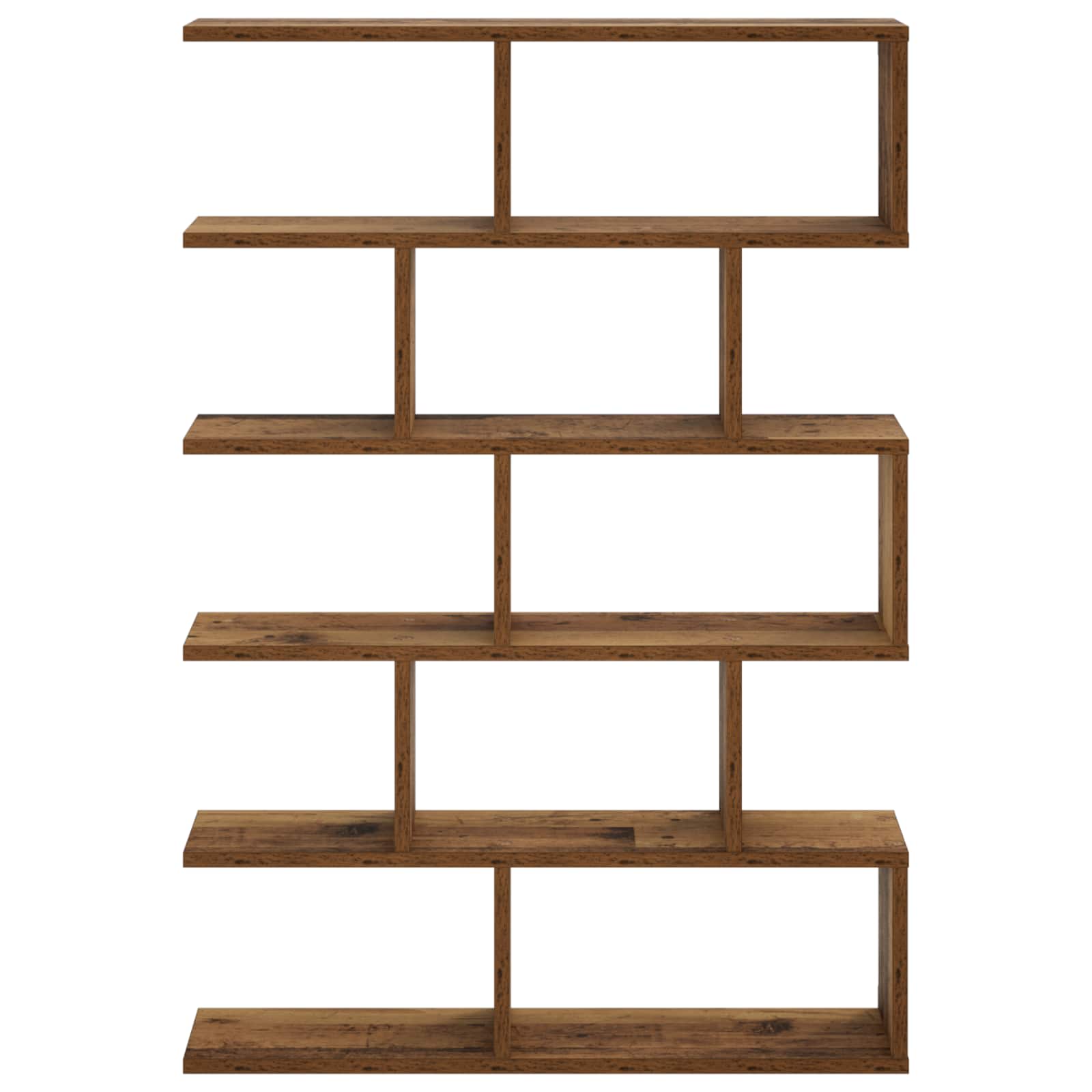 vidaXL - Wandplank - Oud - hout - 70 - x - 17 - x - 101 - cm - Bewerkt - hout