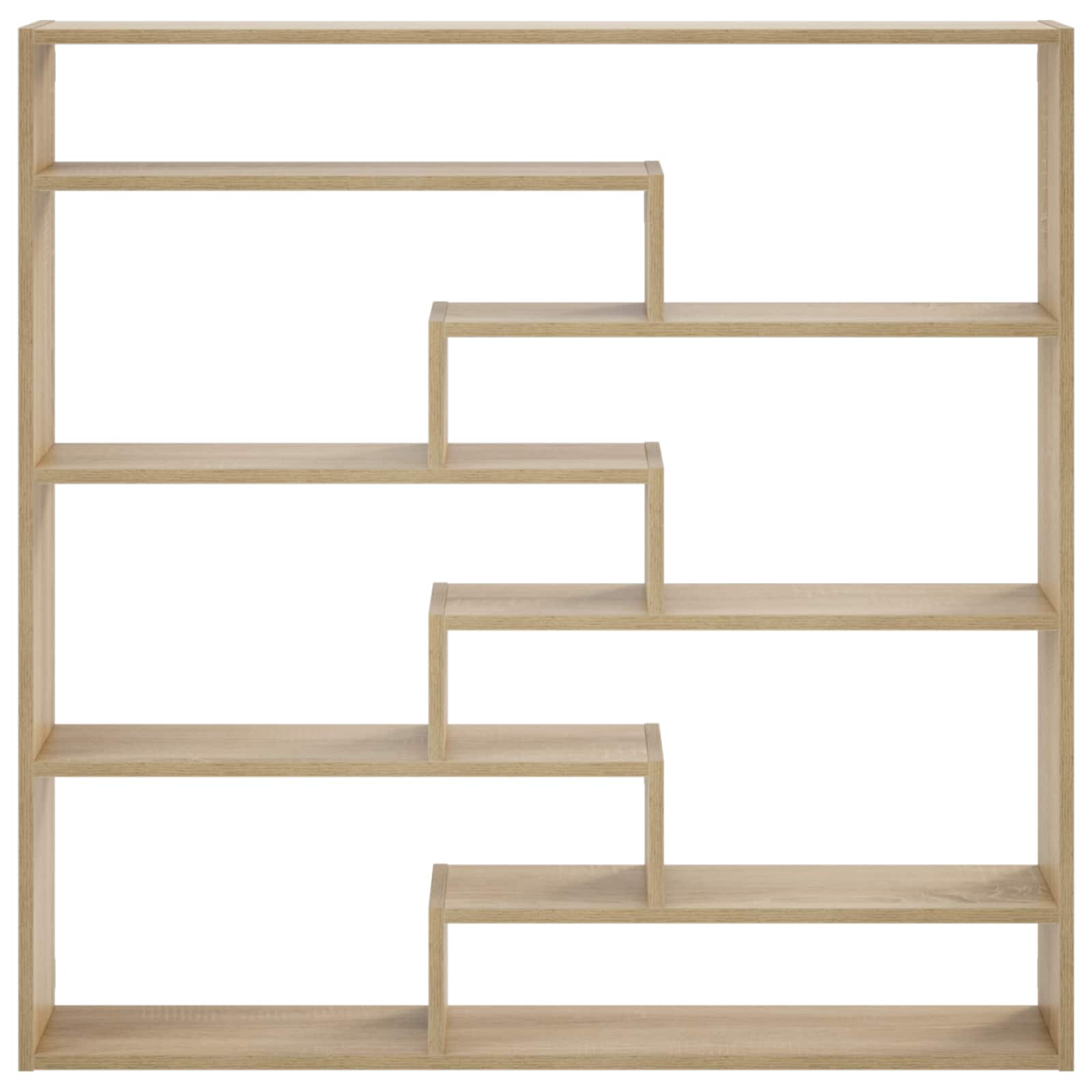 vidaXL - Wandplank - Sonoma - Eiken - 103 - x - 17 - x - 102 - cm - Bewerkt - hout