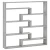 vidaXL Seinariiul Betoonhall 103 x 17 x 102 cm Tehispuit