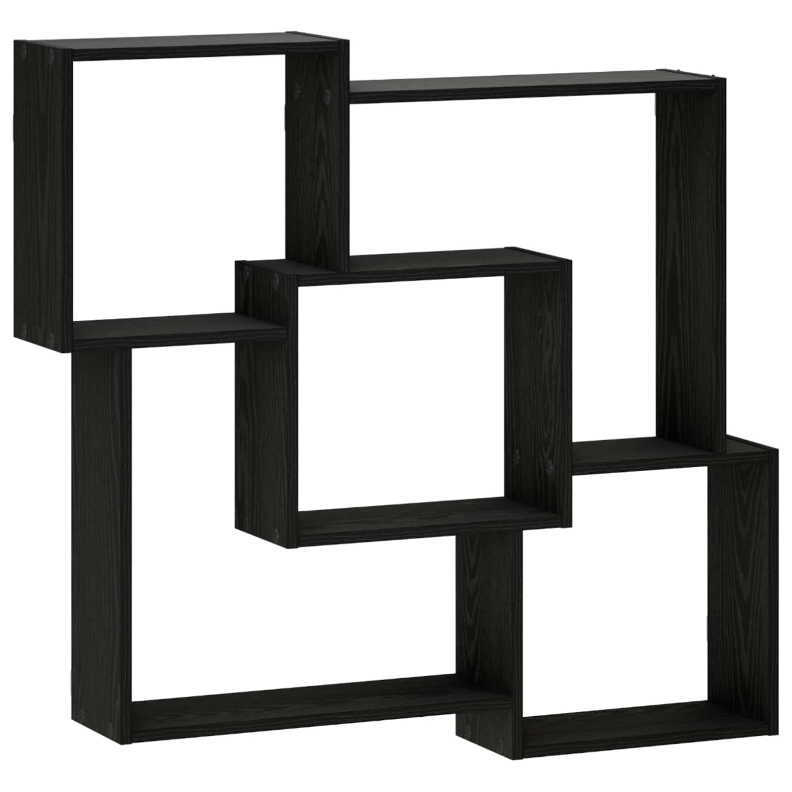 Stenska polica Črni hrast 98 x 17 x 91 cm Obdelan les