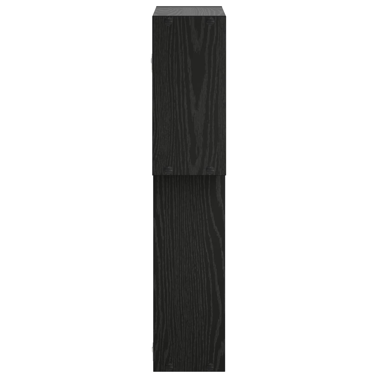 Stenska polica Črni hrast 98 x 17 x 91 cm Obdelan les