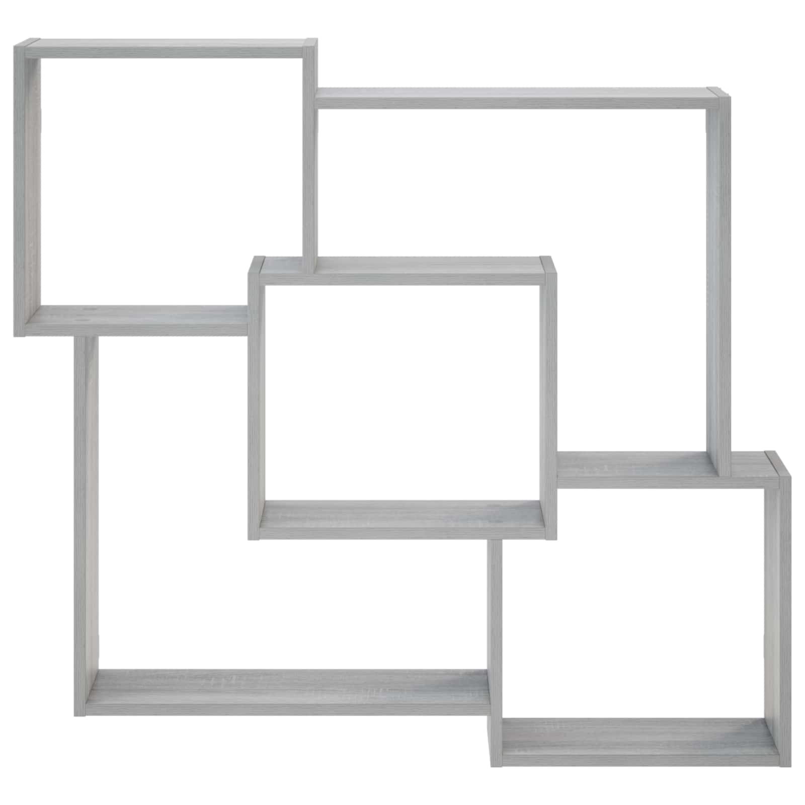 Stenska polica Siva Sonoma 98 x 17 x 91 cm Obdelan les