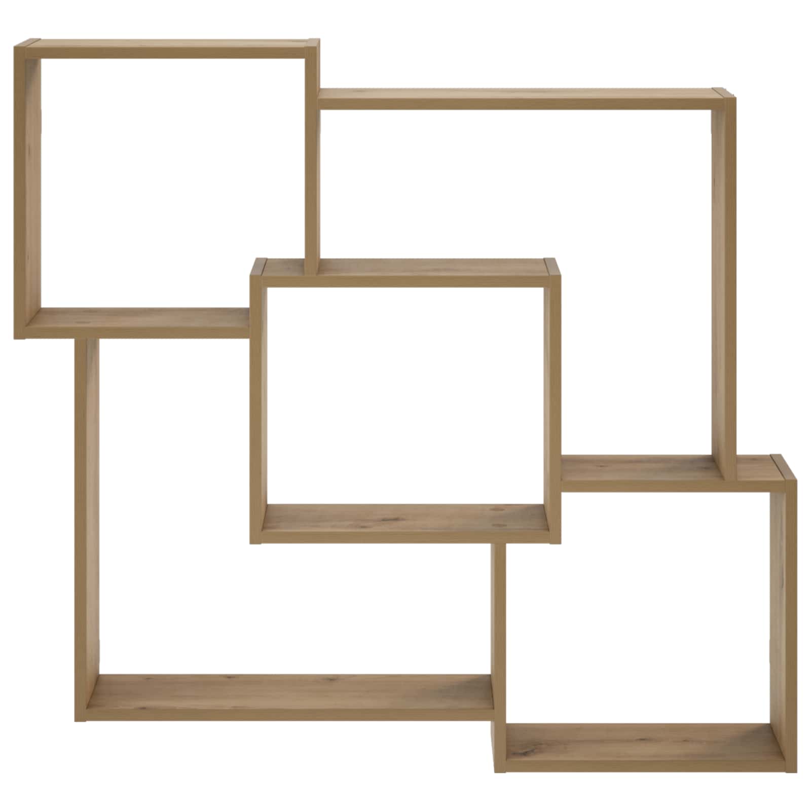 Stenska polica Artisan hrast 98 x 17 x 91 cm Obdelan les