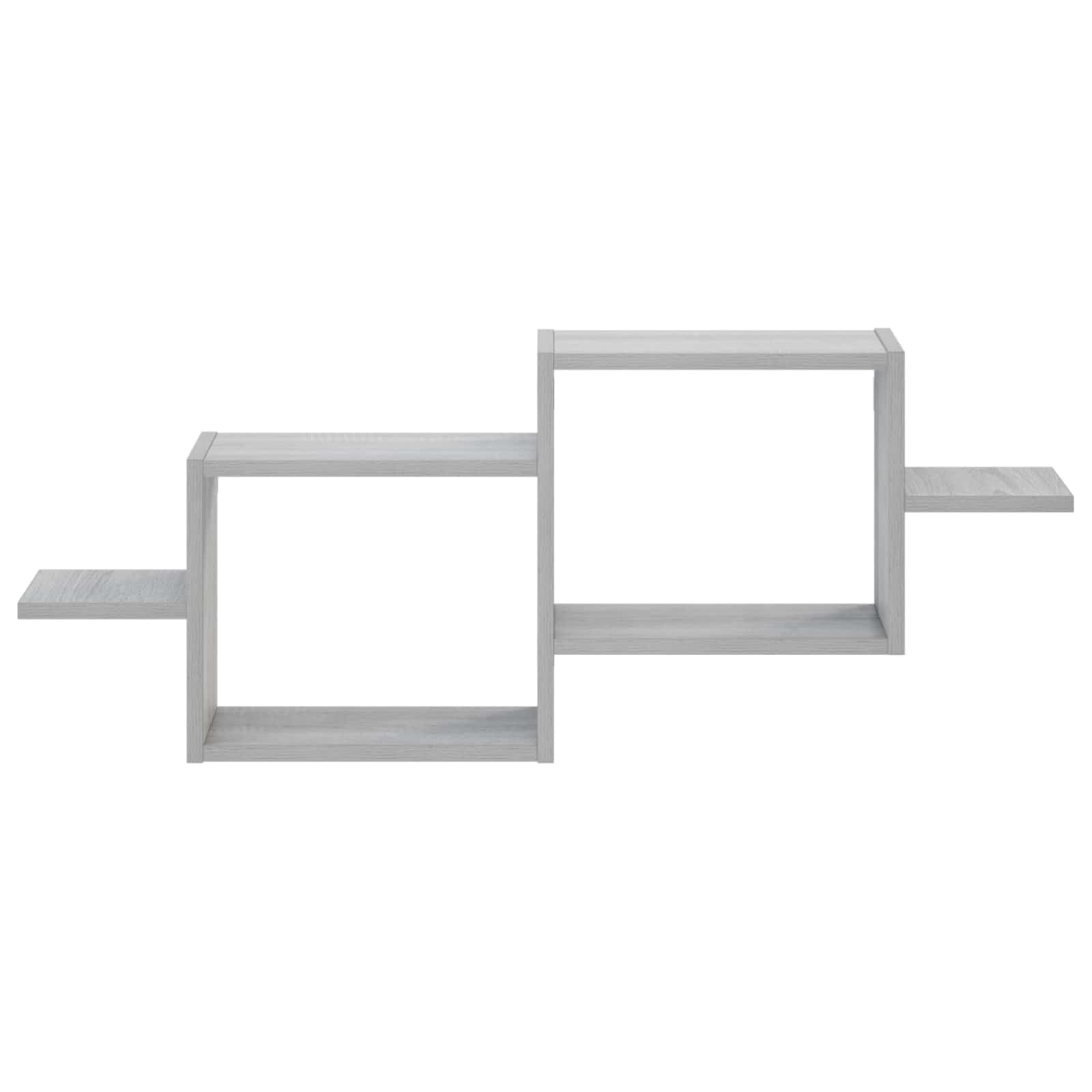 vidaXL - Wandplank - Grijs - Sonoma - 95 - x - 17 - x - 37 - cm - Bewerkt - hout