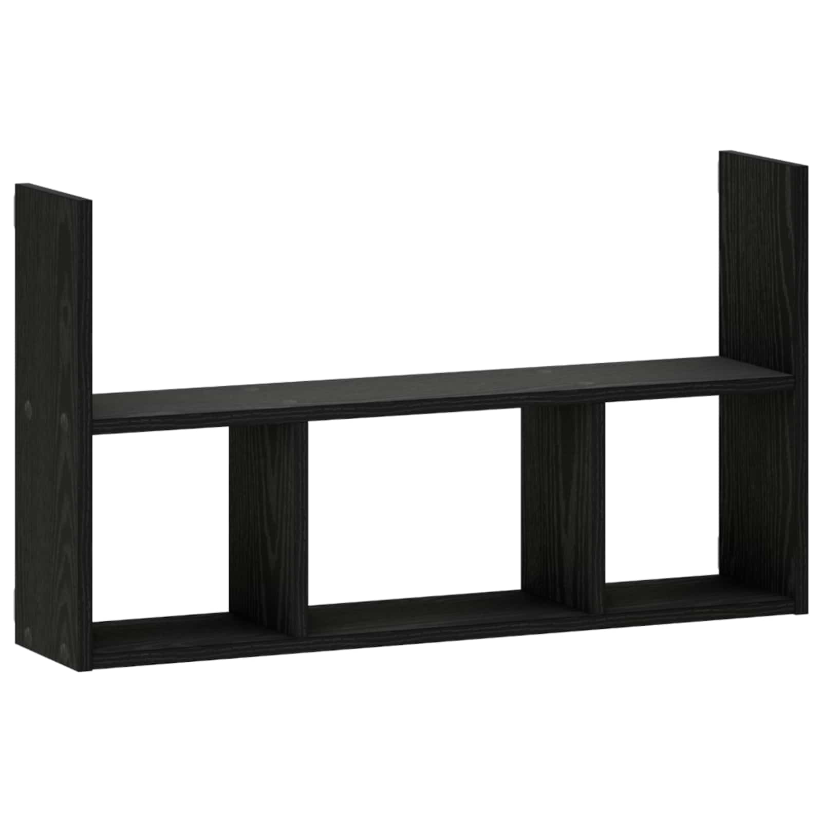 Stenska polica Črni hrast 78,5 x 17 x 45 cm Inženirski les