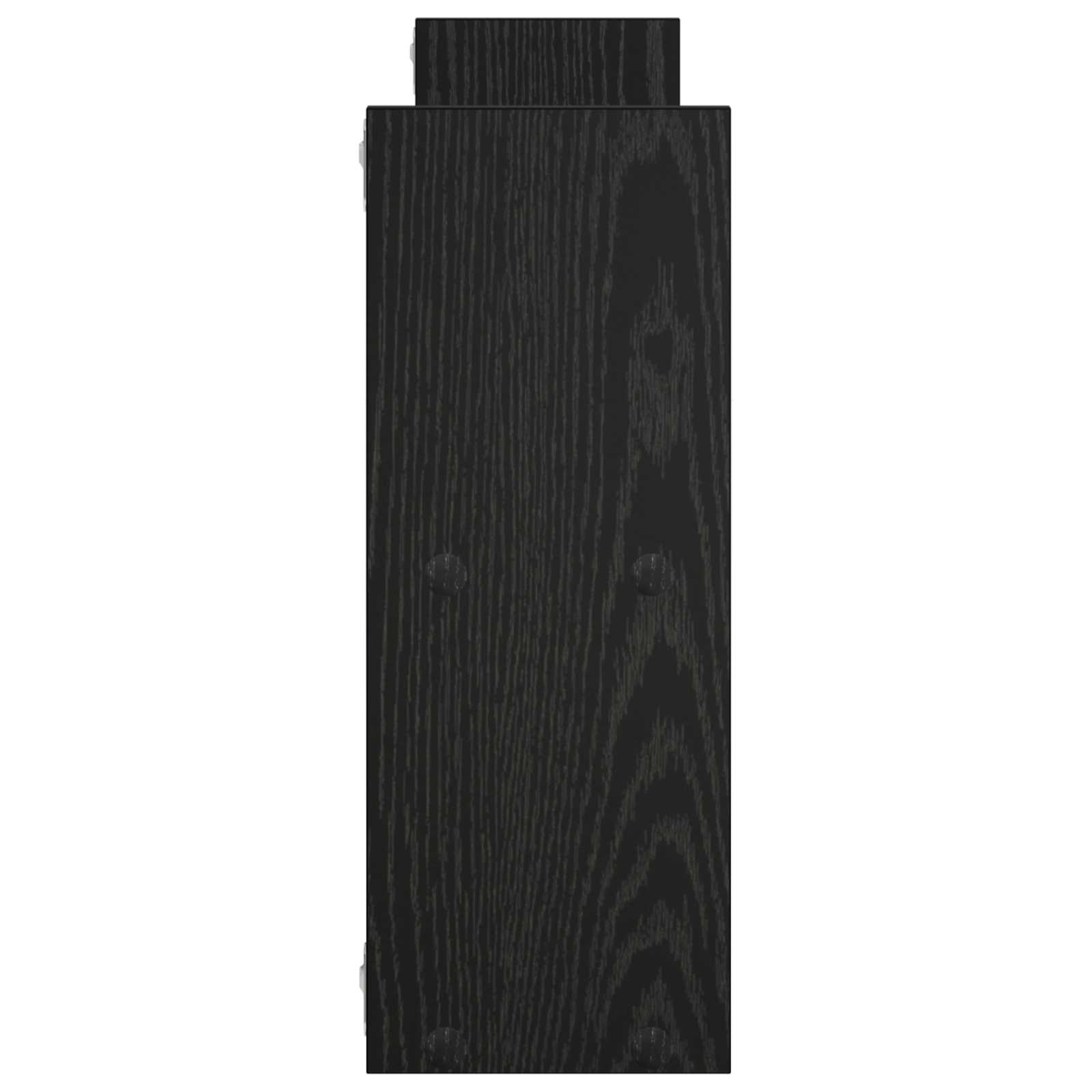 Stenska polica Črni hrast 78,5 x 17 x 45 cm Inženirski les