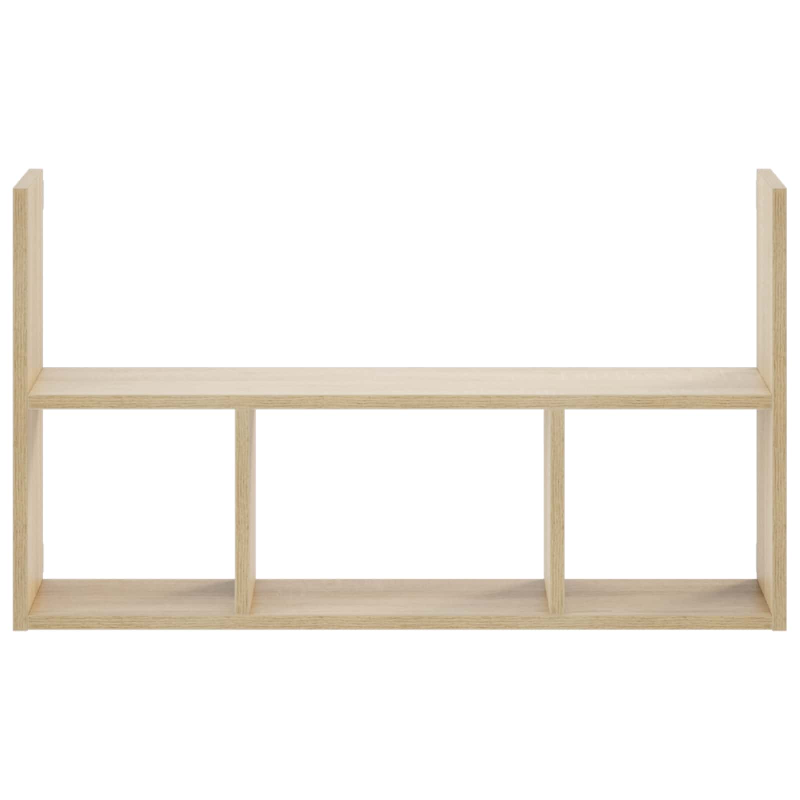 vidaXL - Wandplank - Sonoma - Eiken - 78,5 - x - 17 - x - 45 - cm - Bewerkt - hout