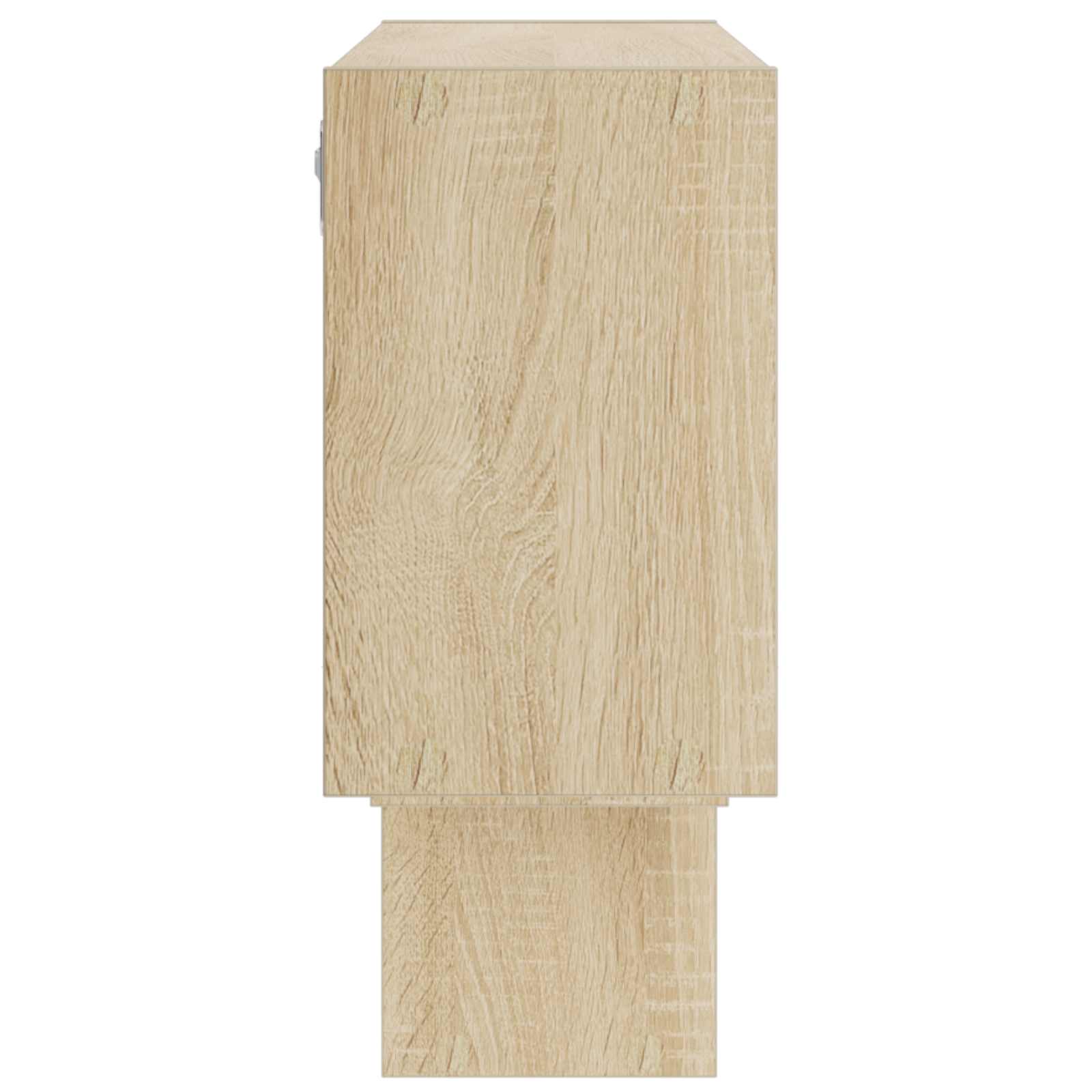 Stenska polica Sonoma hrast 158 x 17 x 53 cm Obdelan les