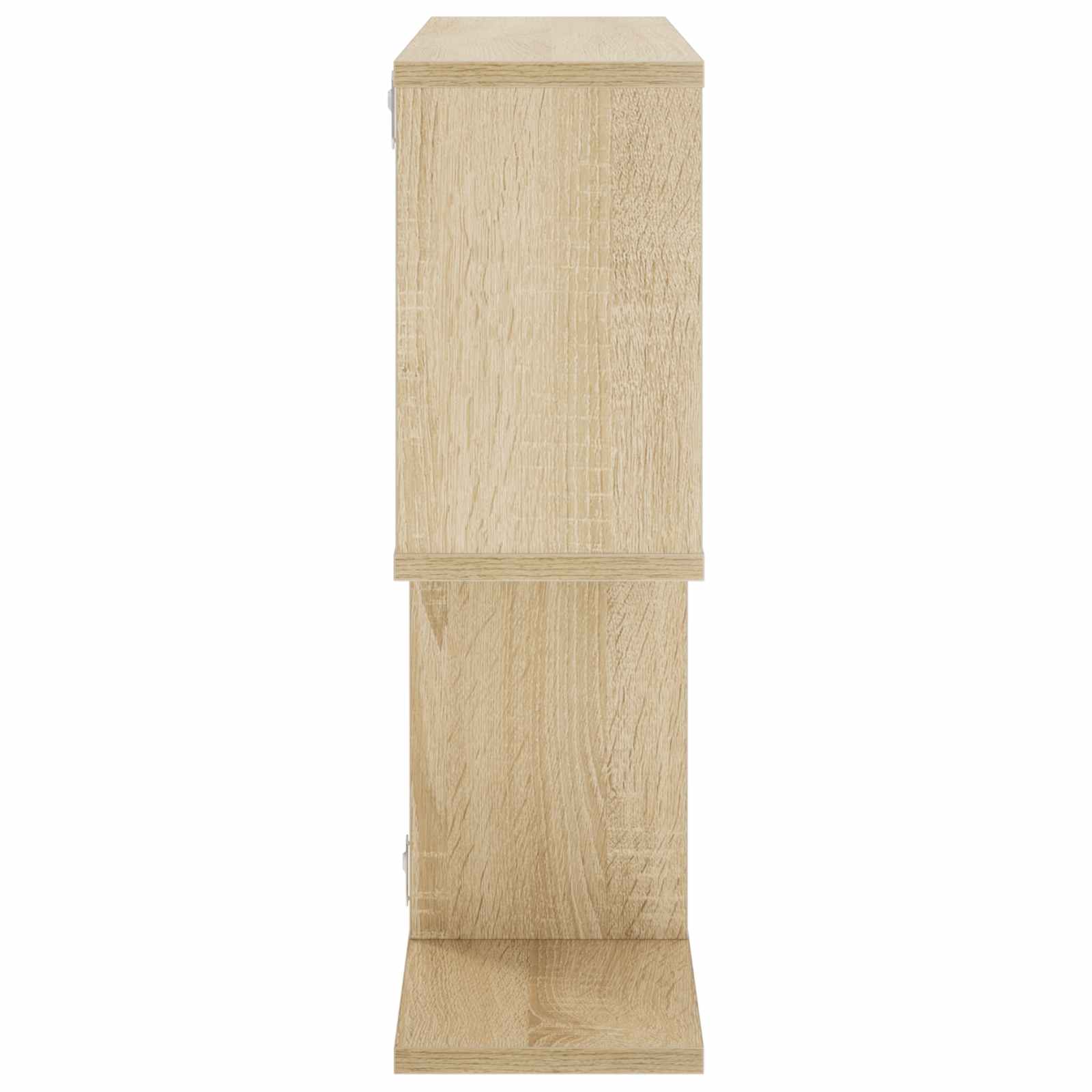 Stenska polica Sonoma hrast 72 x 17 x 55.5 cm predelan les