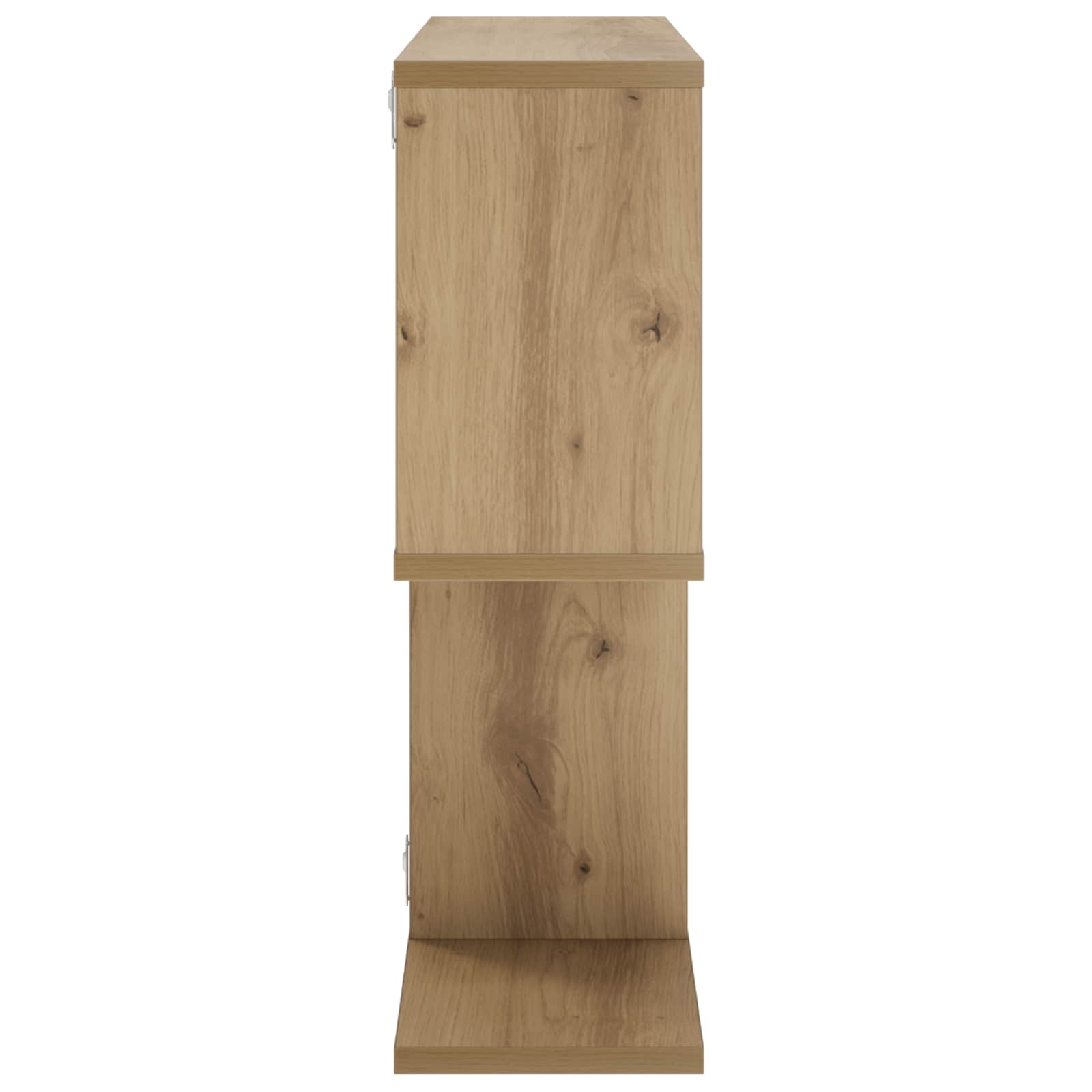 Stenska polica Artisan hrast 72 x 17 x 55,5 cm predelan les