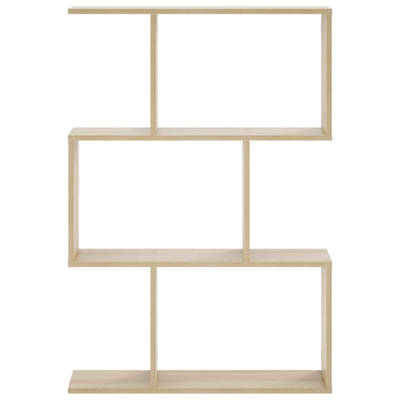 vidaXL - Wandplank - Sonoma - Eiken - 72 - x - 17 - x - 105 - cm - Bewerkt - hout