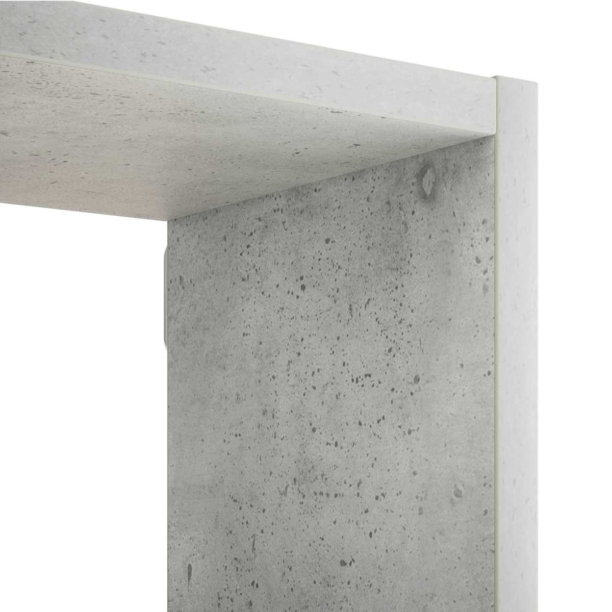 Væghylde 72 x 17 x 105 cm Konstrueret træ - Billede 5