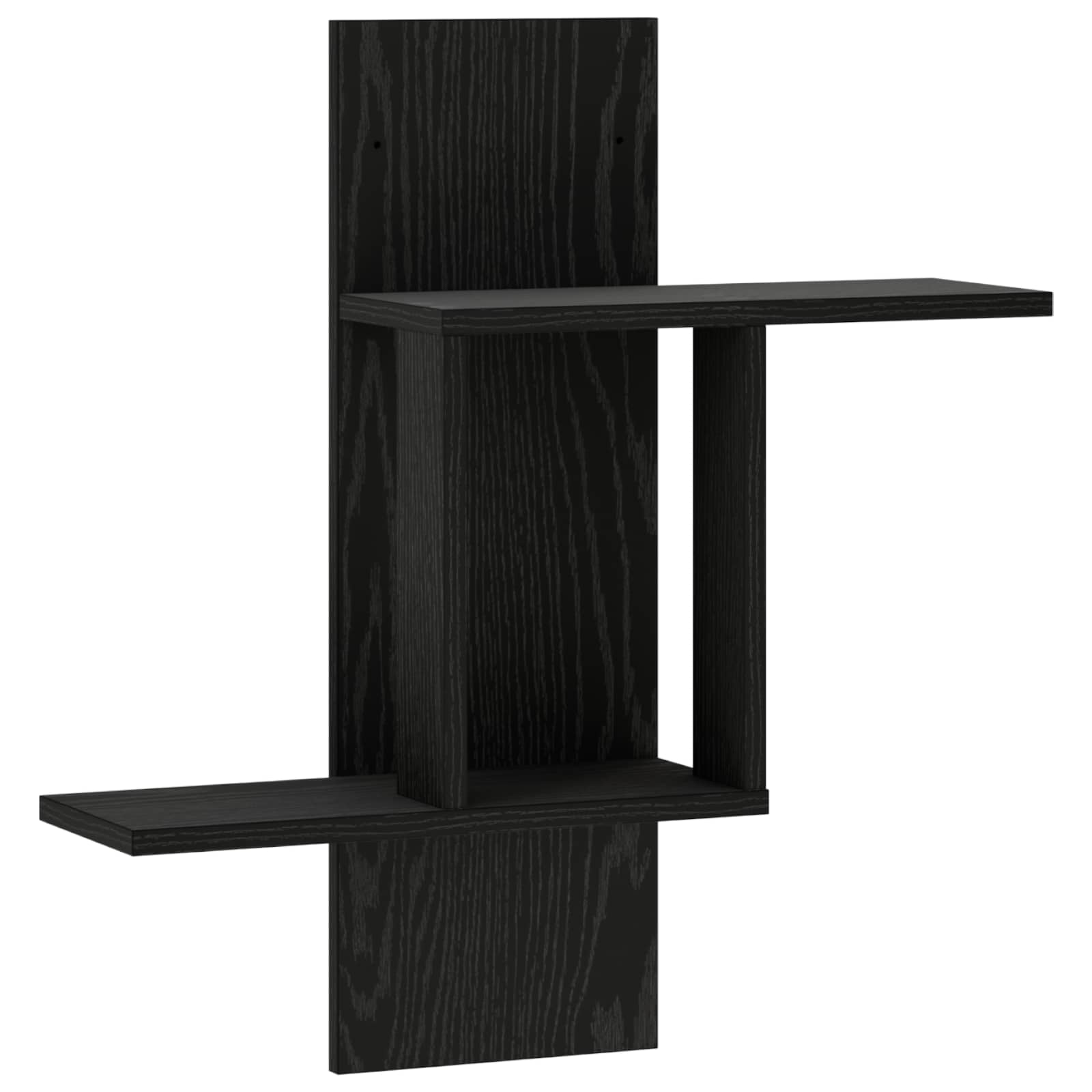 Stenska polica Črni hrast 59 x 17 x 63 cm Inženirski les