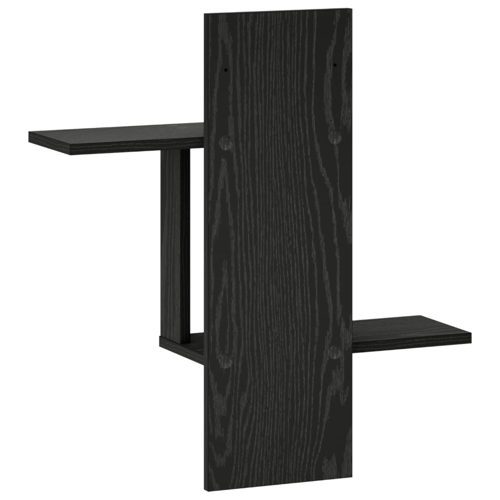 Stenska polica Črni hrast 59 x 17 x 63 cm Inženirski les
