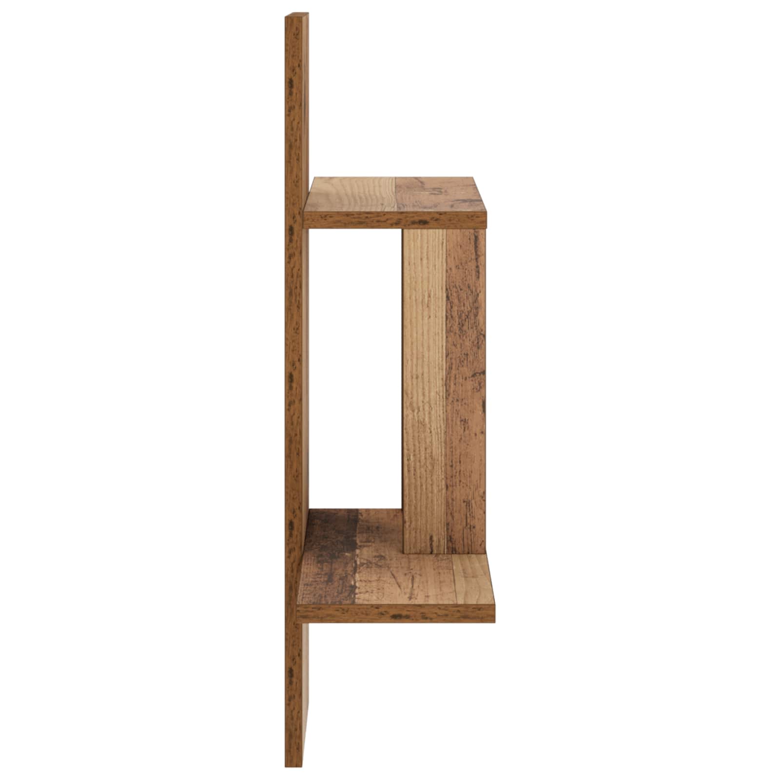 Stenska polica Star les 59 x 17 x 63 cm Inženirski les