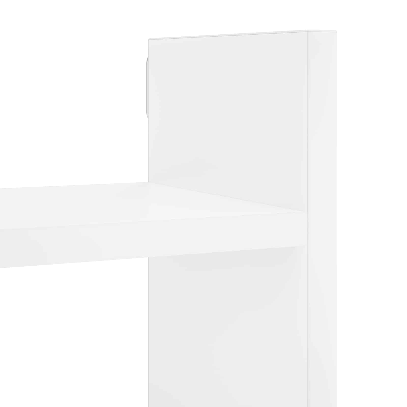 Stenska polica Bela 90 x 17 x 32 cm Inženirski les
