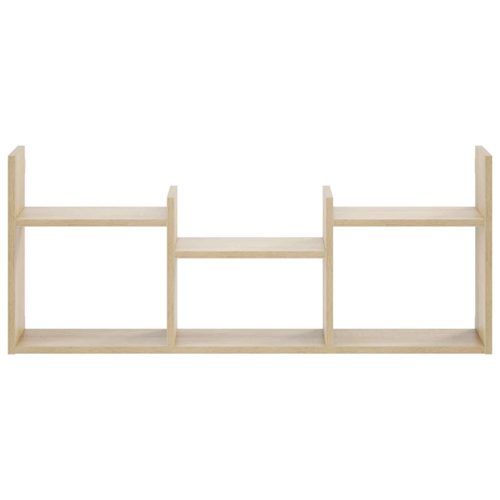 vidaXL - Wandplank - Sonoma - Eiken - 97,5 - x - 17 - x - 40 - cm - Bewerkt - hout