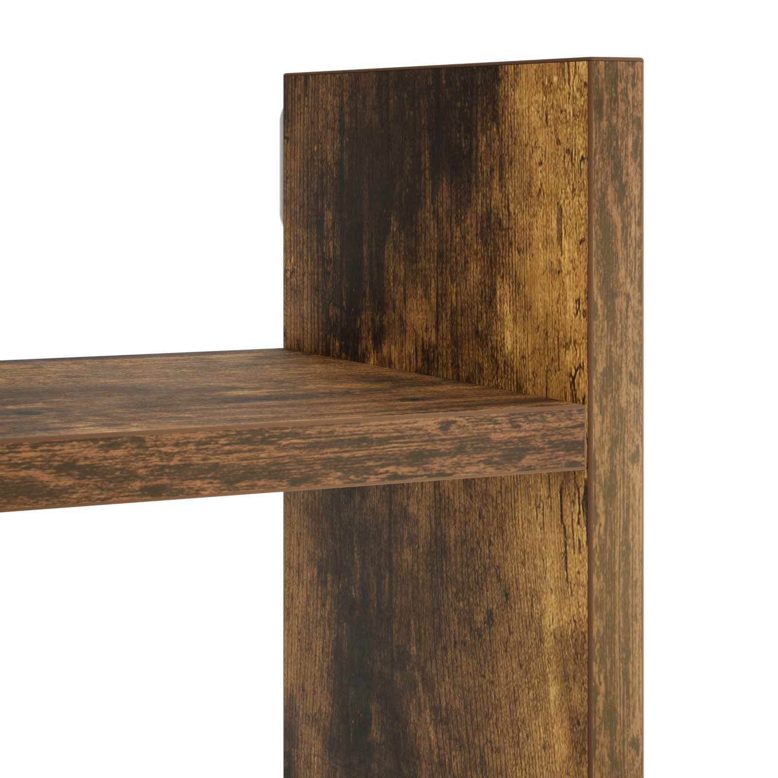 Stenska polica Dimljen hrast 97.5 x 17 x 40 cm Predelan les