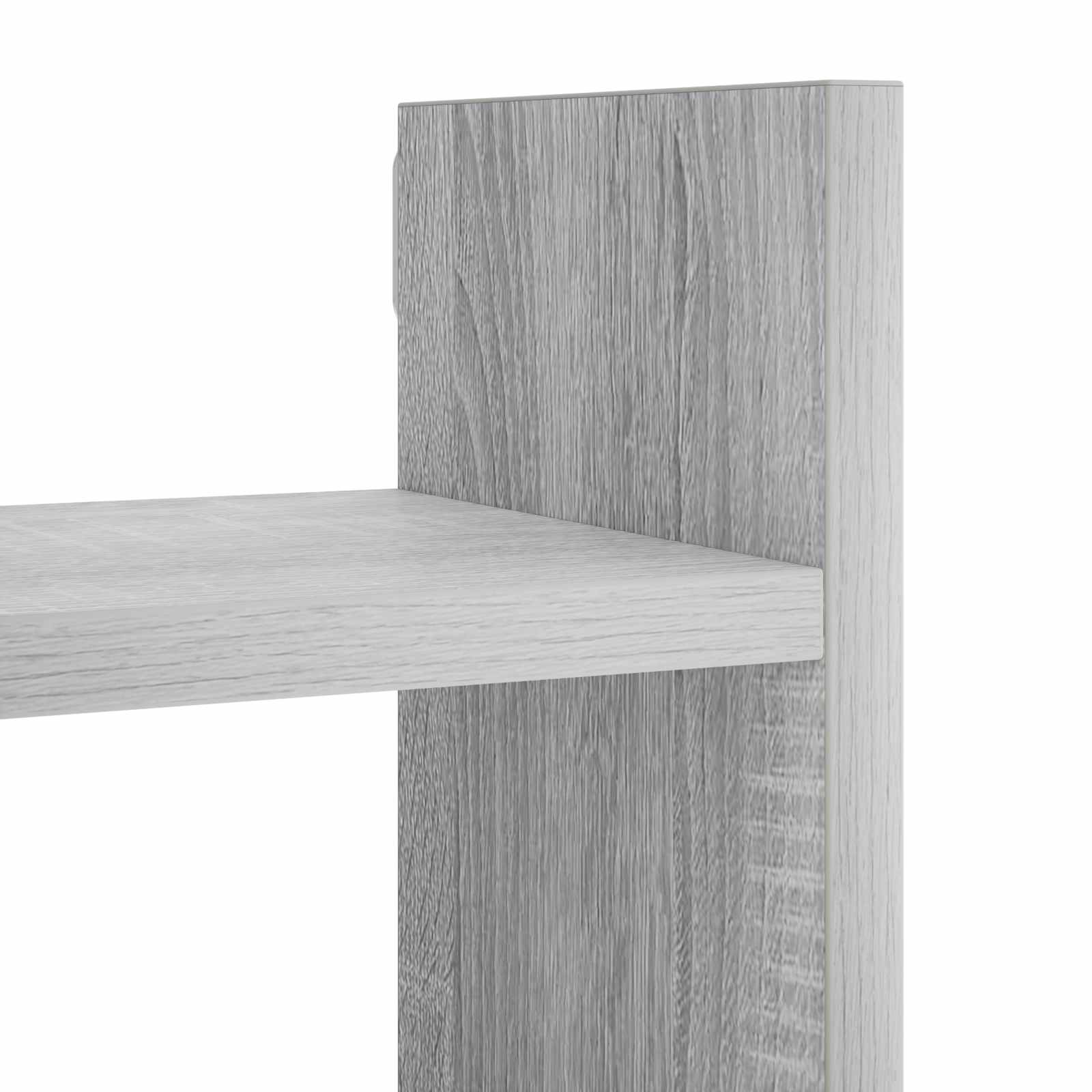 Stenska polica Siva Sonoma 97.5 x 17 x 40 cm Predelan les