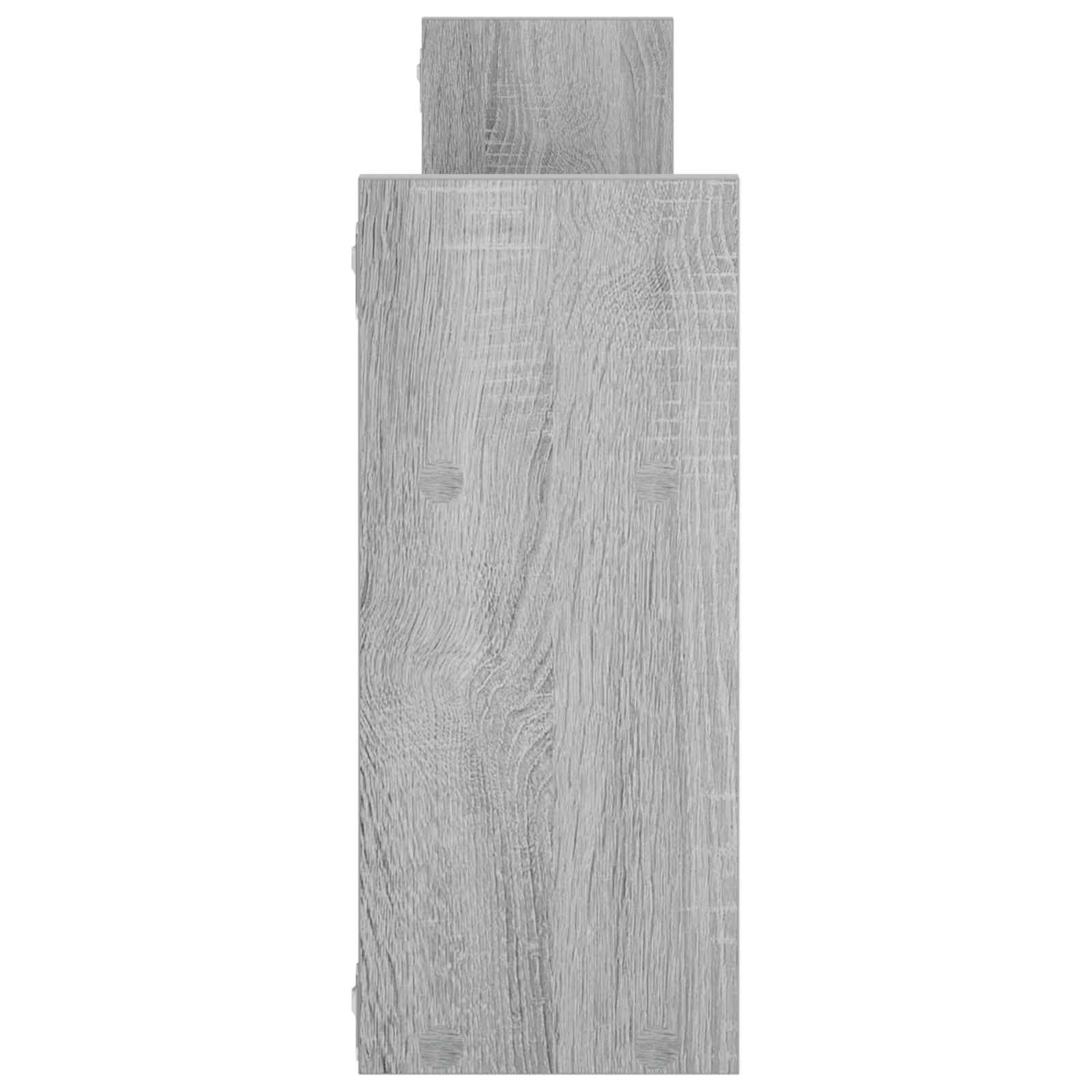 Stenska polica Siva Sonoma 97.5 x 17 x 40 cm Predelan les