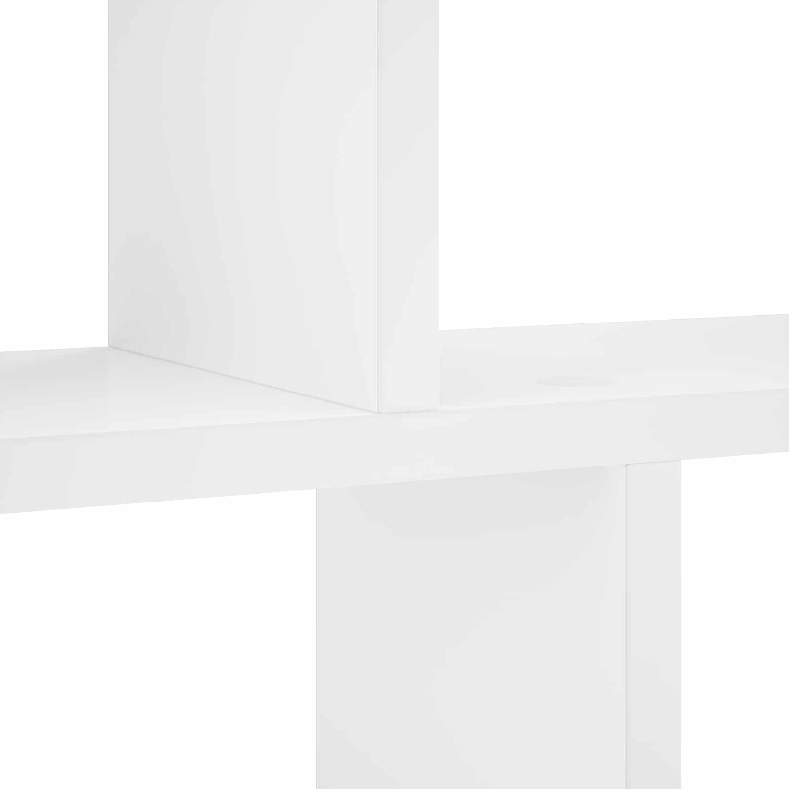 Stenska polica Bela 100 x 17 x 45,5 cm Inženirski les
