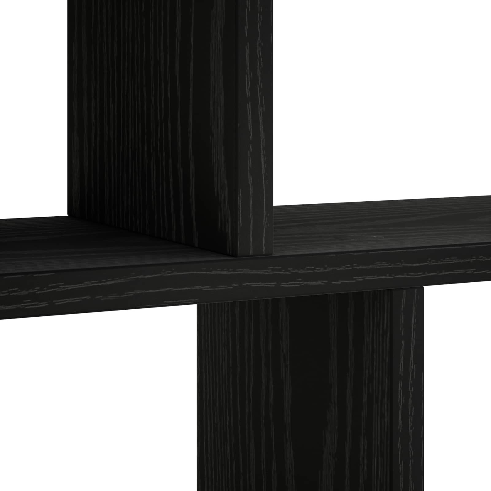 Stenska polica Črni hrast 100 x 17 x 45,5 cm Inženirski les