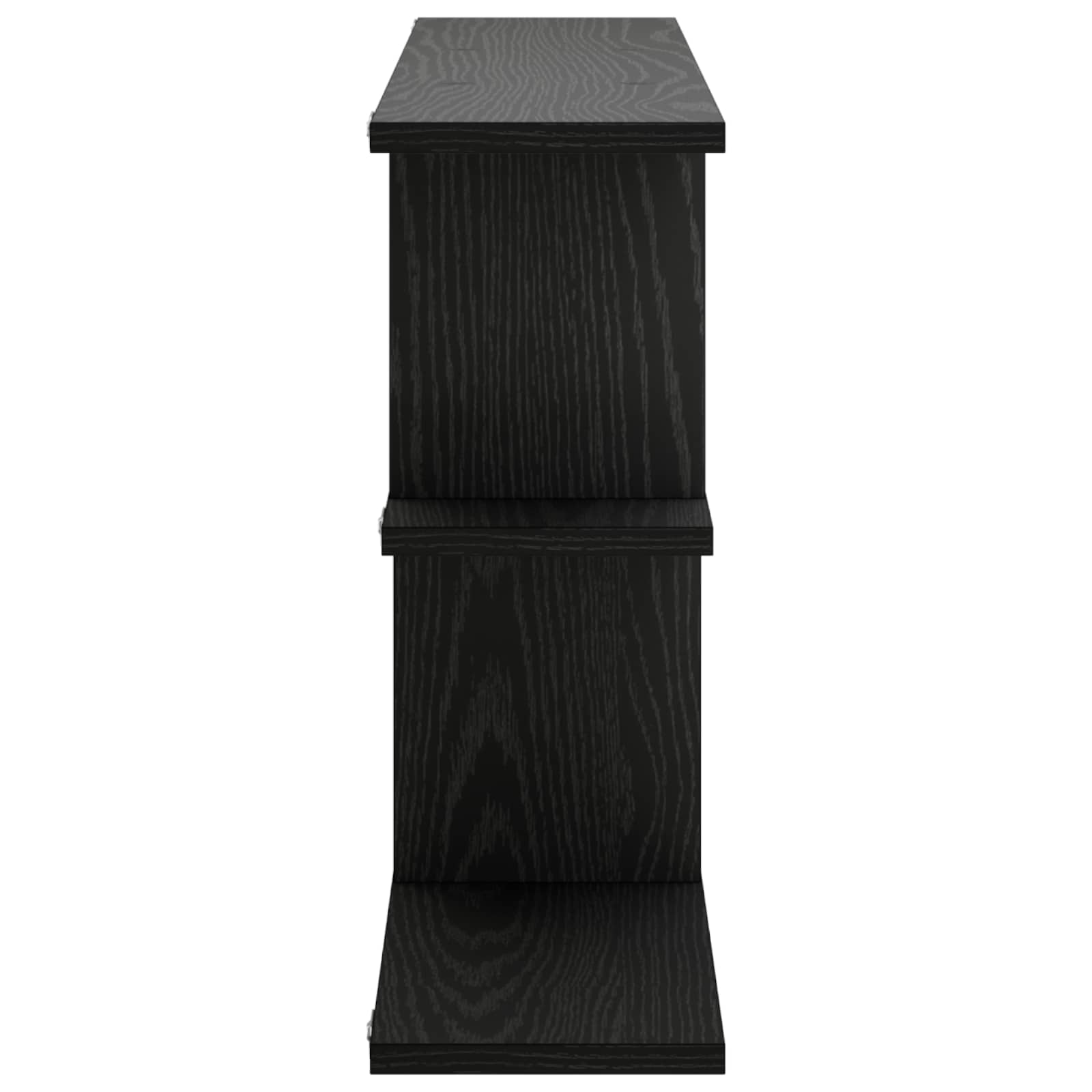 Stenska polica Črni hrast 100 x 17 x 45,5 cm Inženirski les