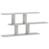 vidaXL Seinariiul Betoonhall 100 x 17 x 45,5 cm Tehispuit