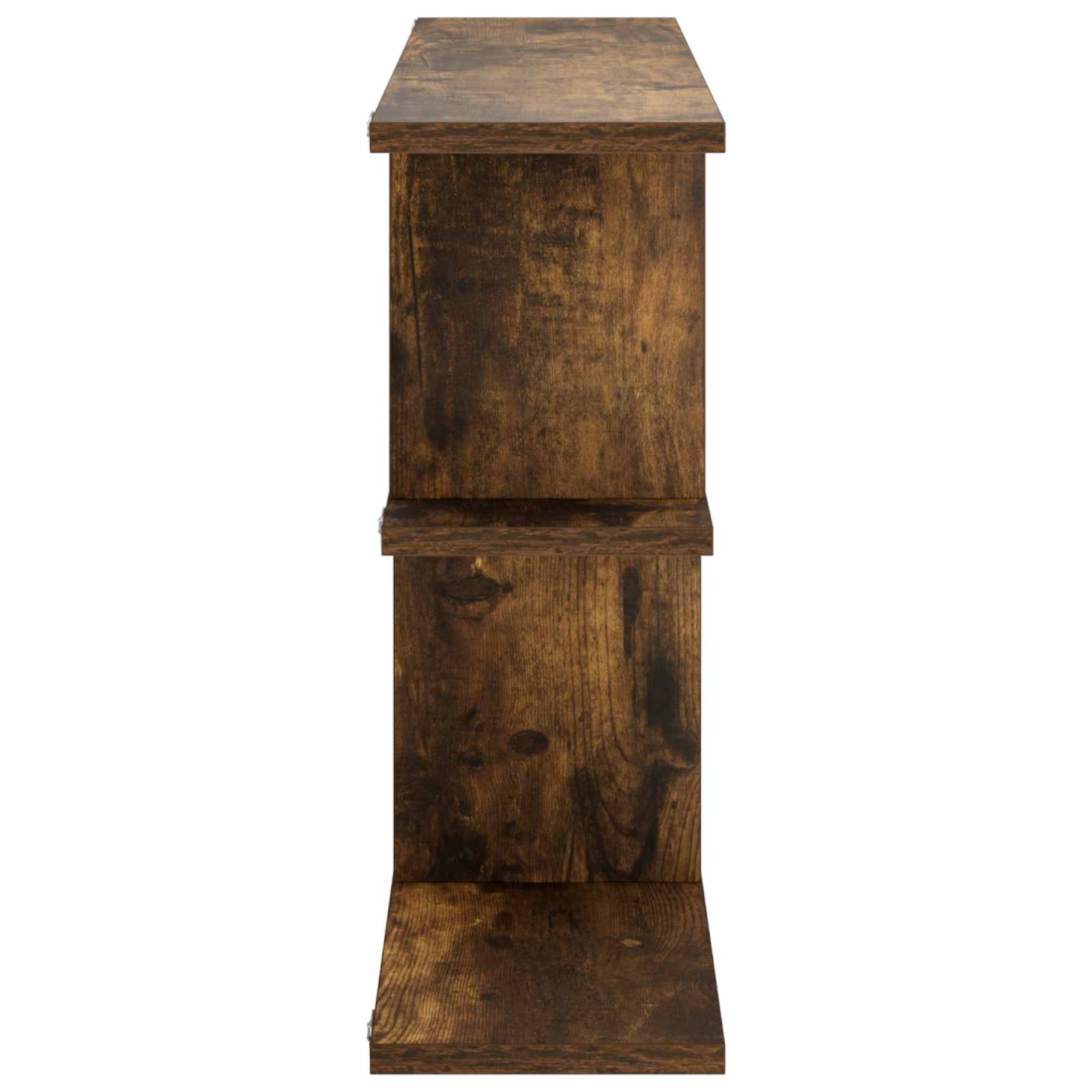 Stenska polica Dimljen hrast 100 x 17 x 45,5 cm Inženirski les