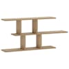 vidaXL Seinariiul Artisan tamm 100 x 17 x 45,5 cm Tehispuit