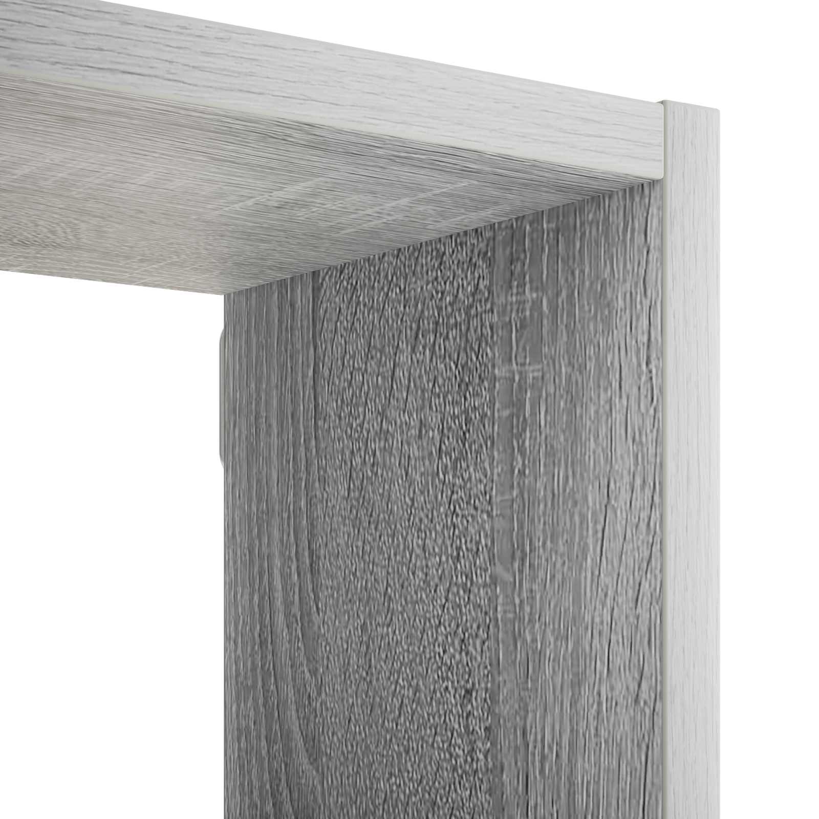 Stenska polica Siva Sonoma 87 x 17 x 75 cm Inženirski les
