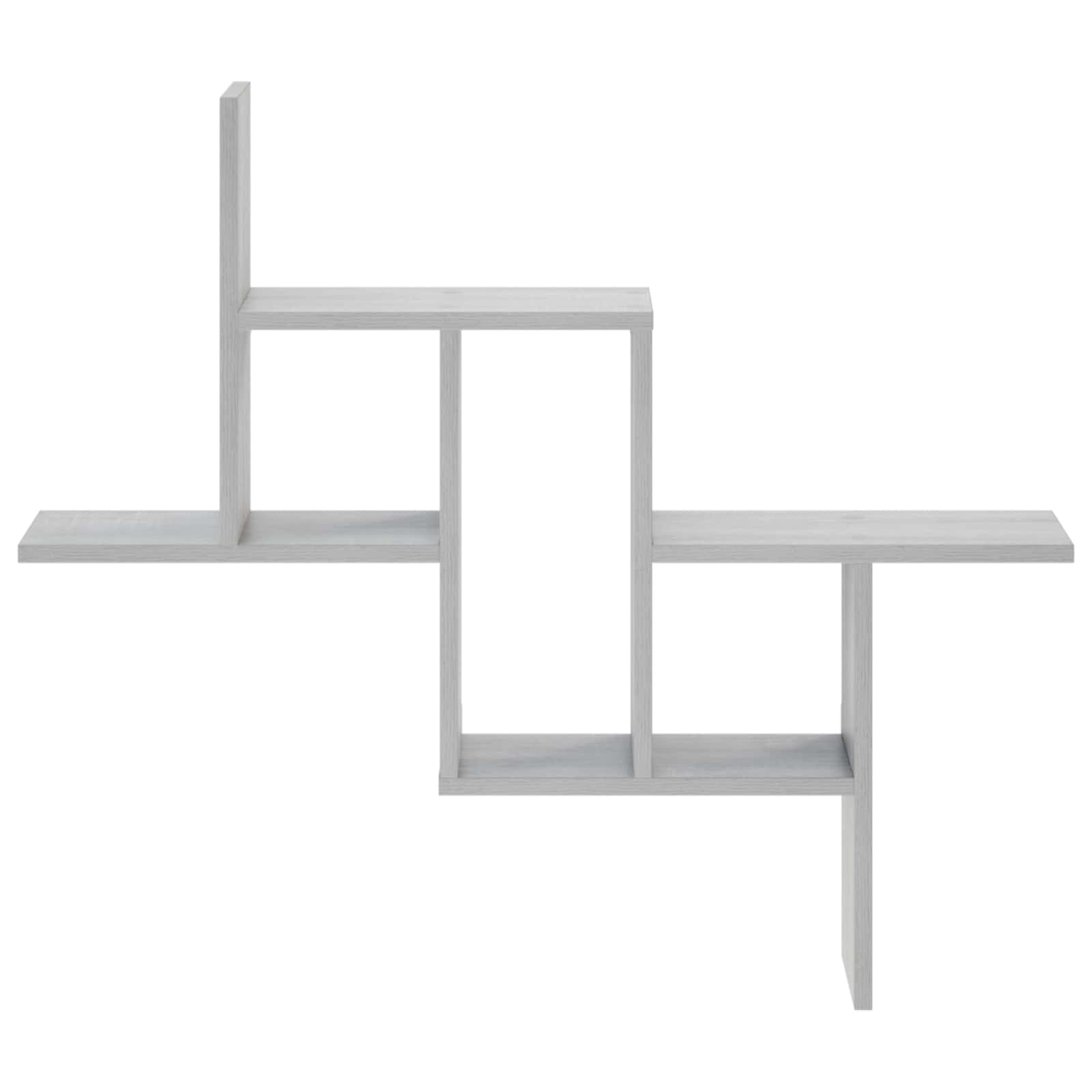 vidaXL - Wandplank - Grijs - Sonoma - 87 - x - 17 - x - 75 - cm - Bewerkt - hout