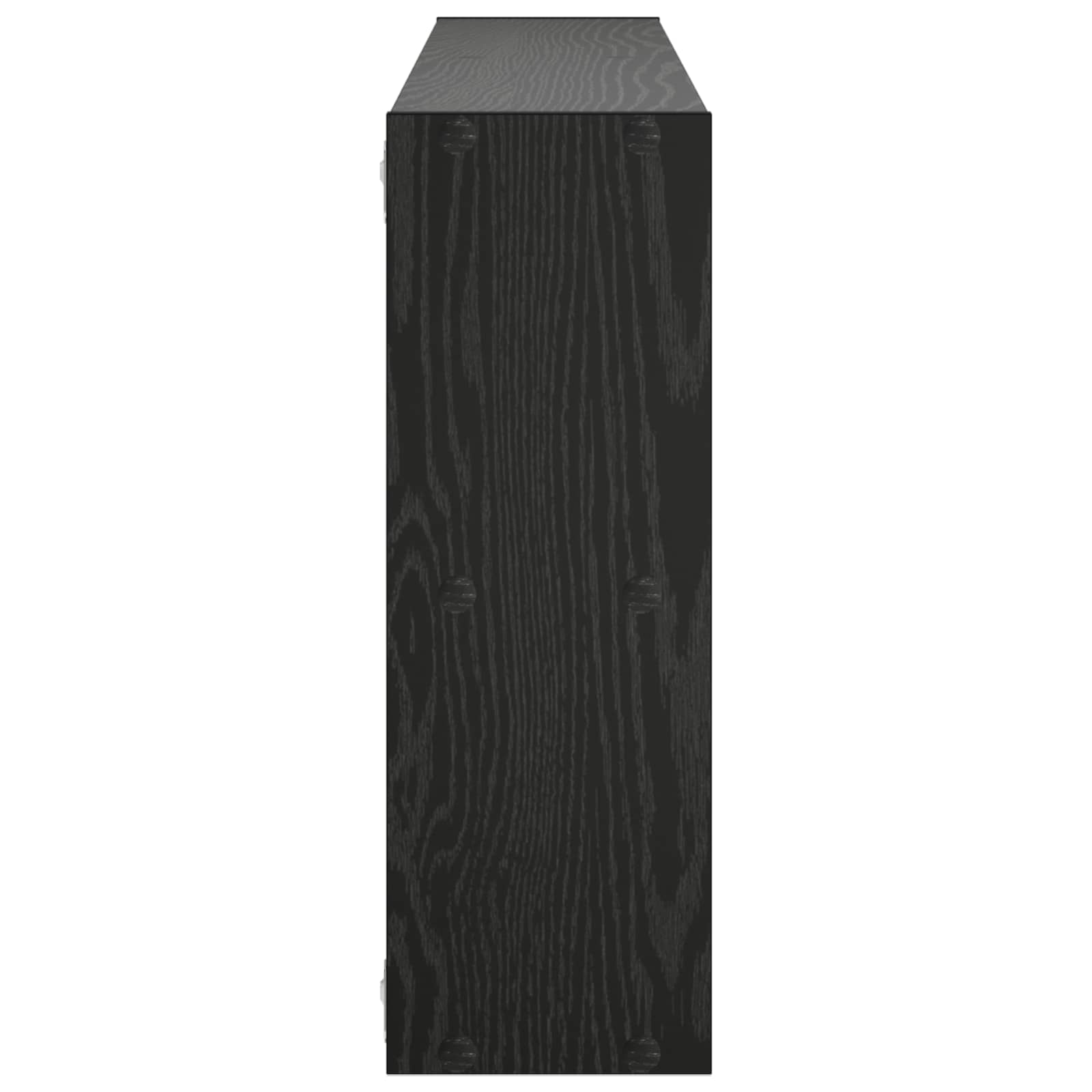 Stenska polica Črni hrast 102 x 17 x 50 cm Inženirski les