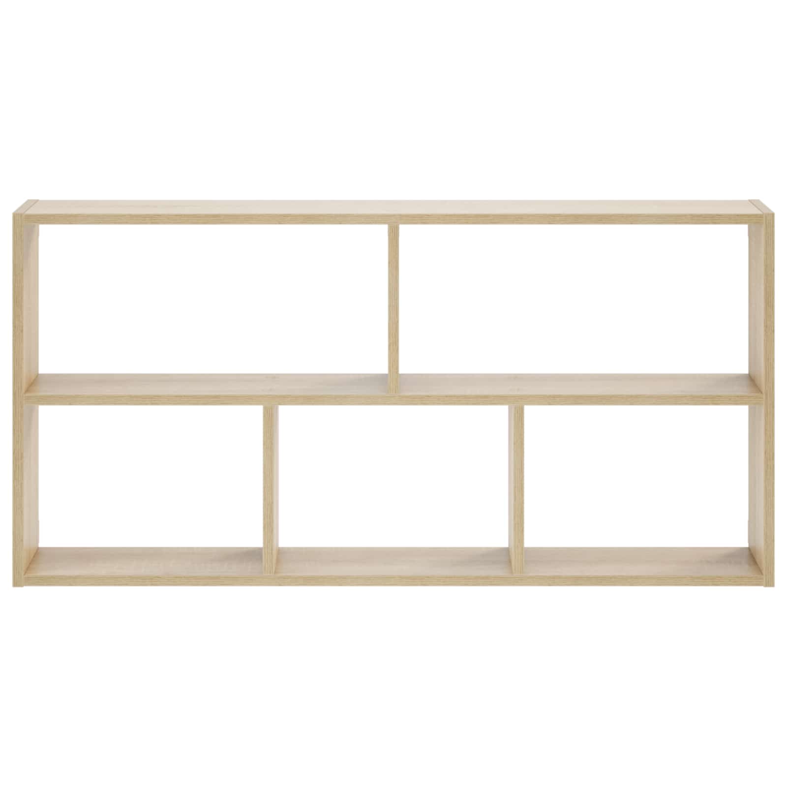 vidaXL - Wandplank - Sonoma - Eiken - 102 - x - 17 - x - 50 - cm - Bewerkt - hout