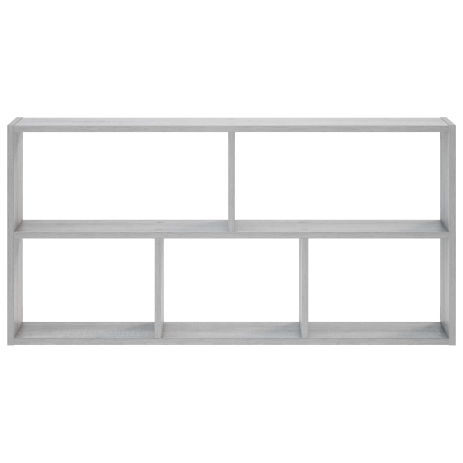 vidaXL - Wandplank - Grijs - Sonoma - 102 - x - 17 - x - 50 - cm - Bewerkt - hout