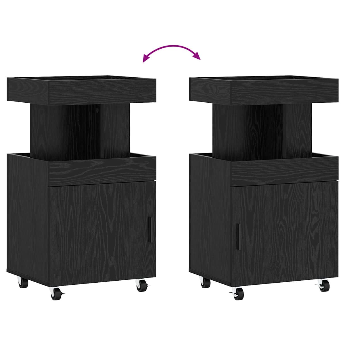 Barvogn 50 x 41 x 89 cm Konstrueret træ - Billede 8