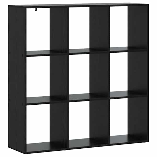 vidaXL Raamaturiiul 102 x 29 x 103,5 cm Tehispuit Must tamm