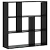 vidaXL Raamaturiiul 102 x 29 x 103,5 cm Tehispuit Must tamm