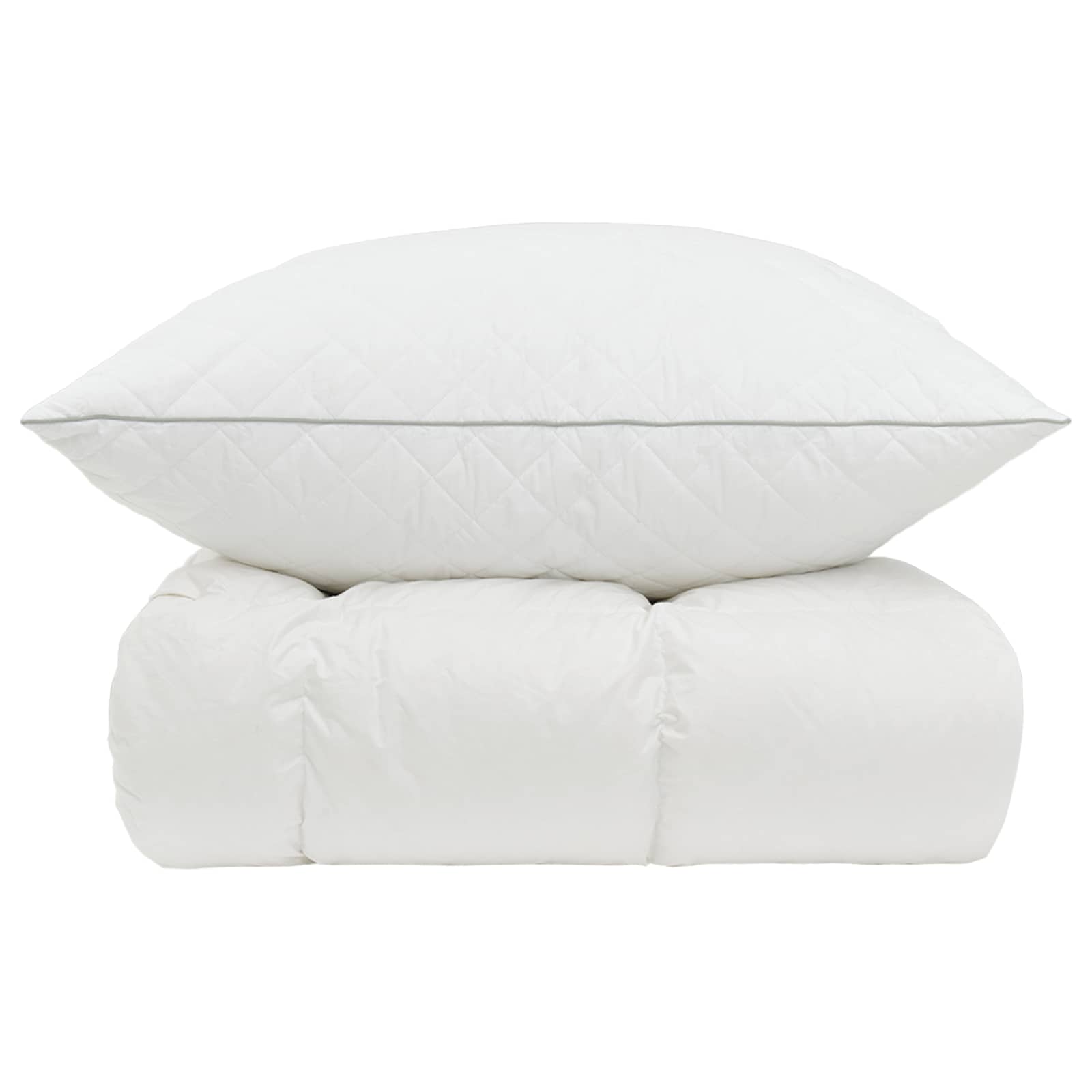 90% ganzen dons dekbedset FULDA 2 pcs 152 x 203 cm 210 GSM Wit image 6