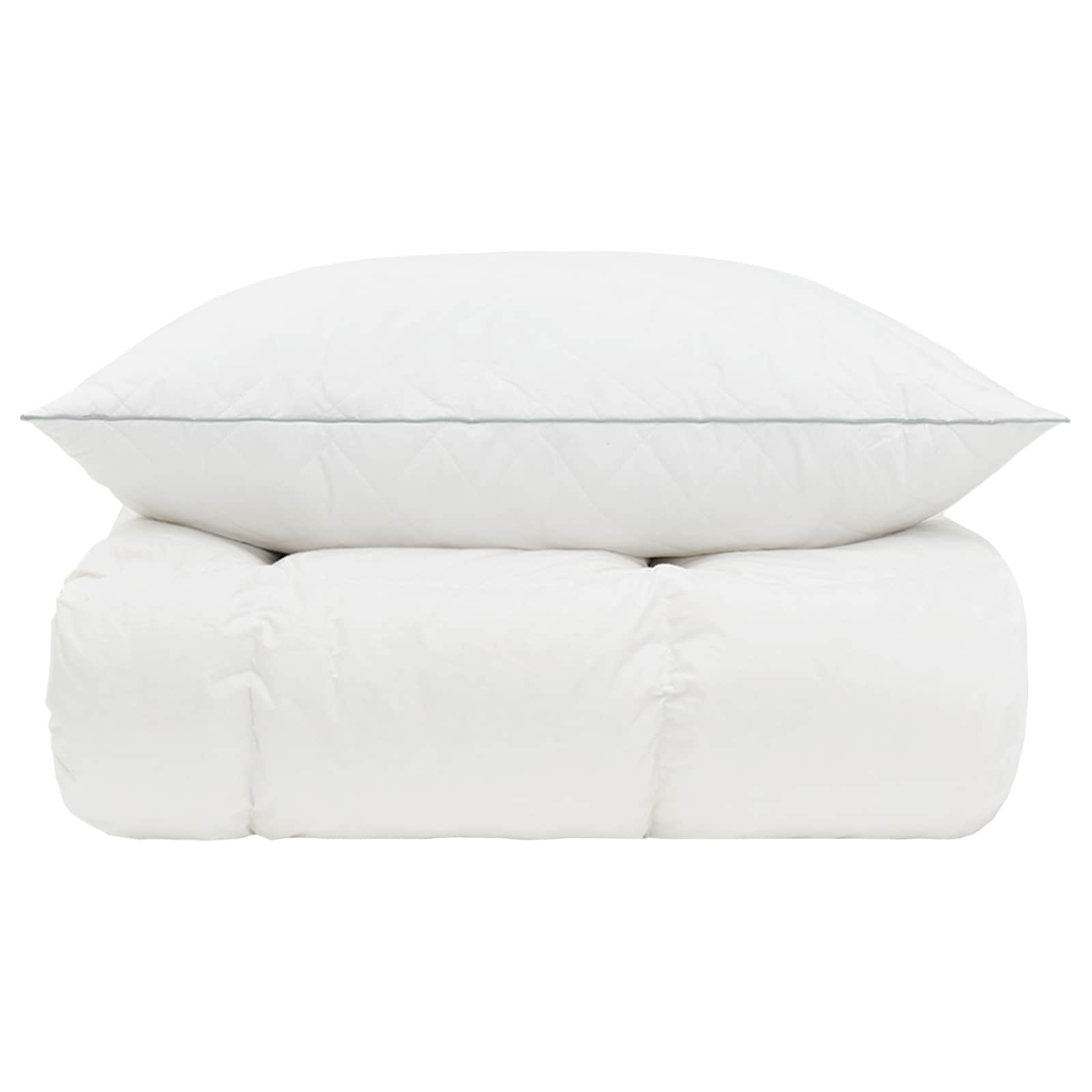 90% ganzen dons dekbedset FULDA 2 pcs 155 x 200 cm 210 GSM Wit image 6