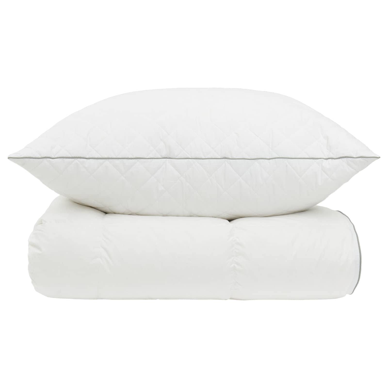 90% ganzen dons dekbedset FULDA 2 pcs 140 x 200 cm 310 GSM Wit image 6
