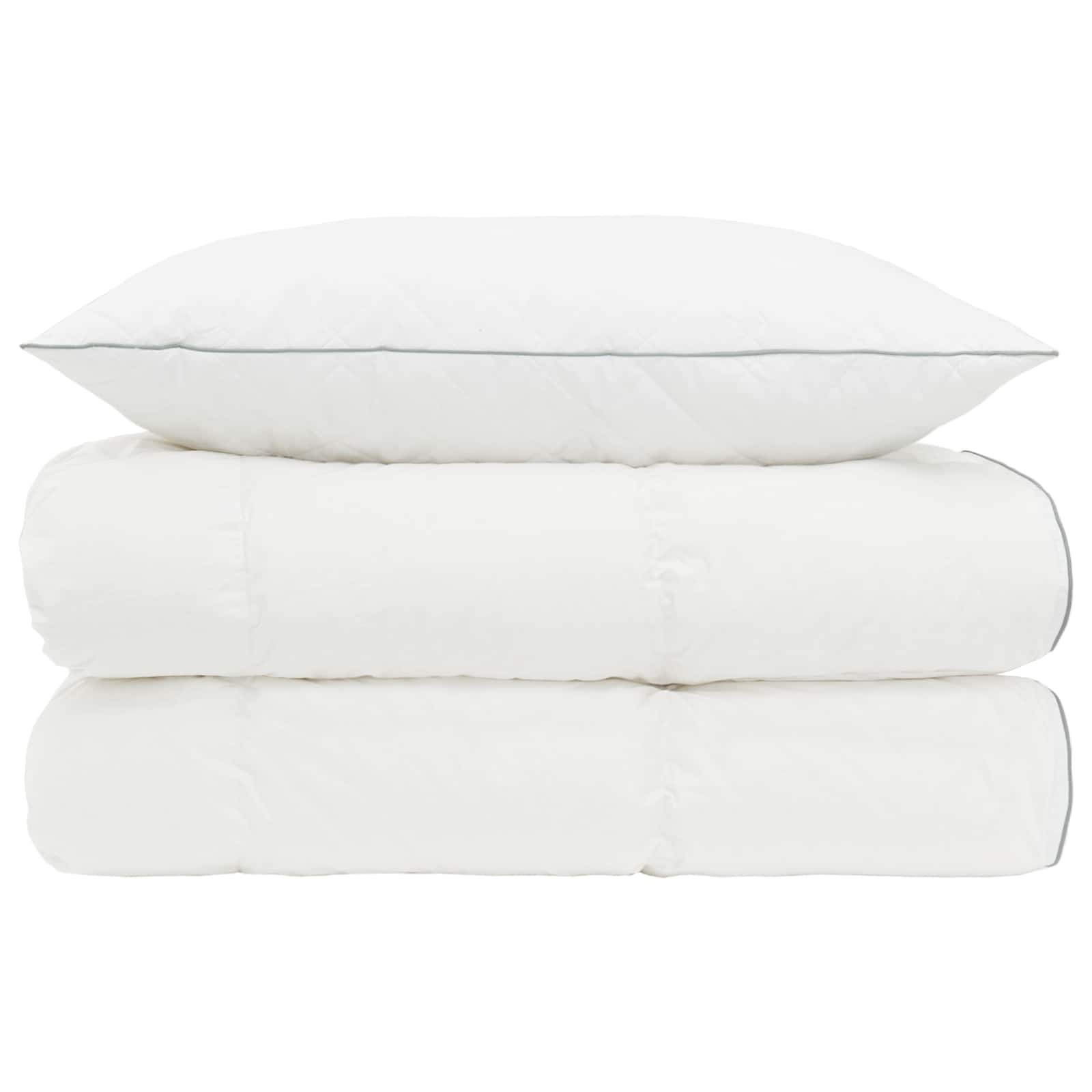 90% ganzen dons dekbedset FULDA 2 pcs 155 x 200 cm 310 GSM Wit image 6